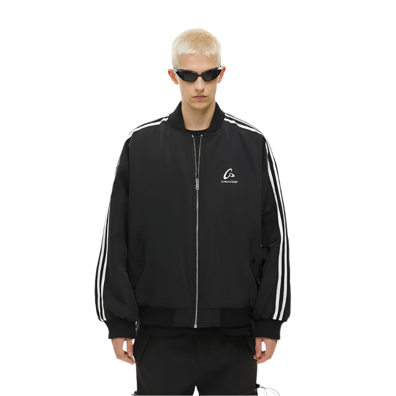 Black Frisbee Parallel Bars Jacket