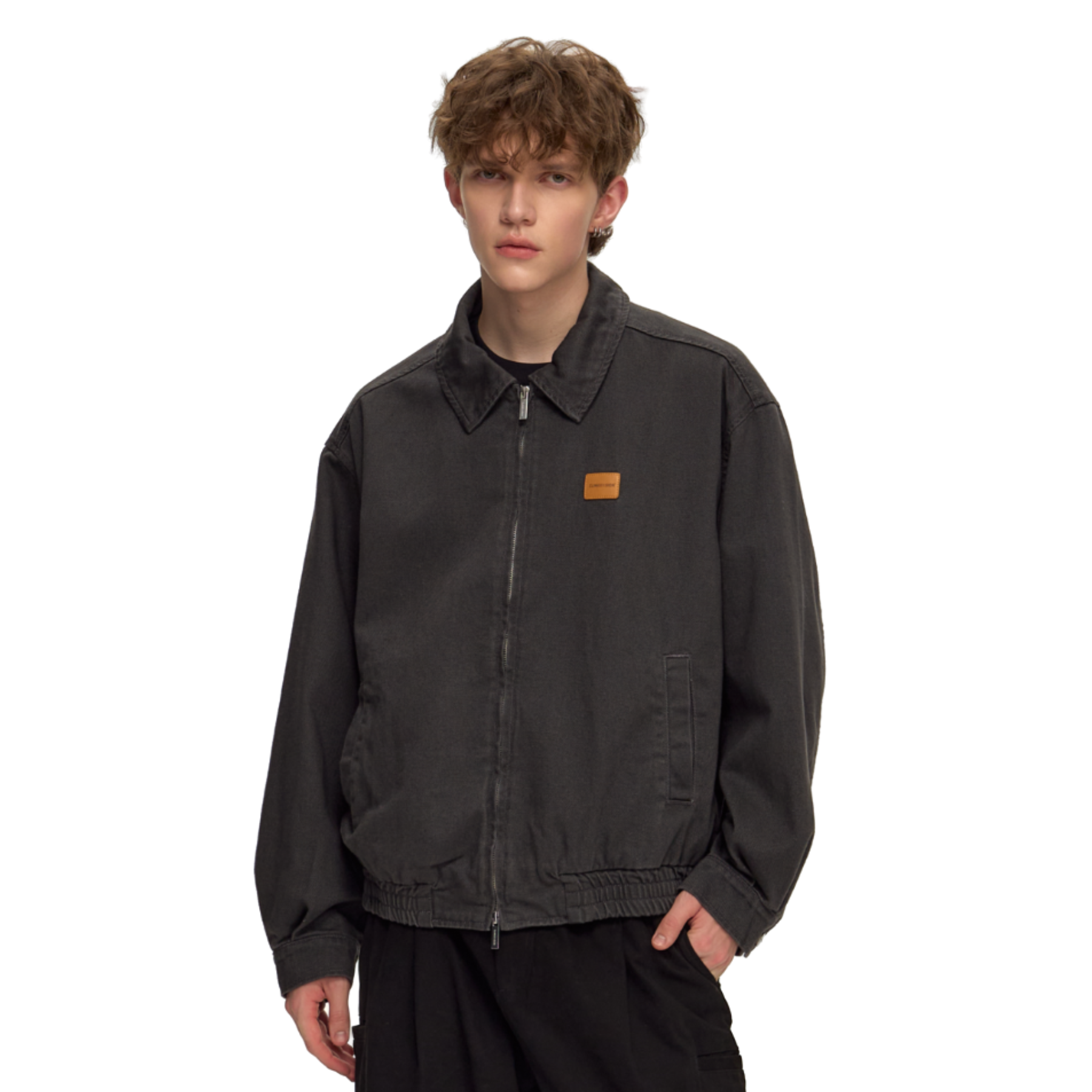 Leather Label Casual Workwear Jacket