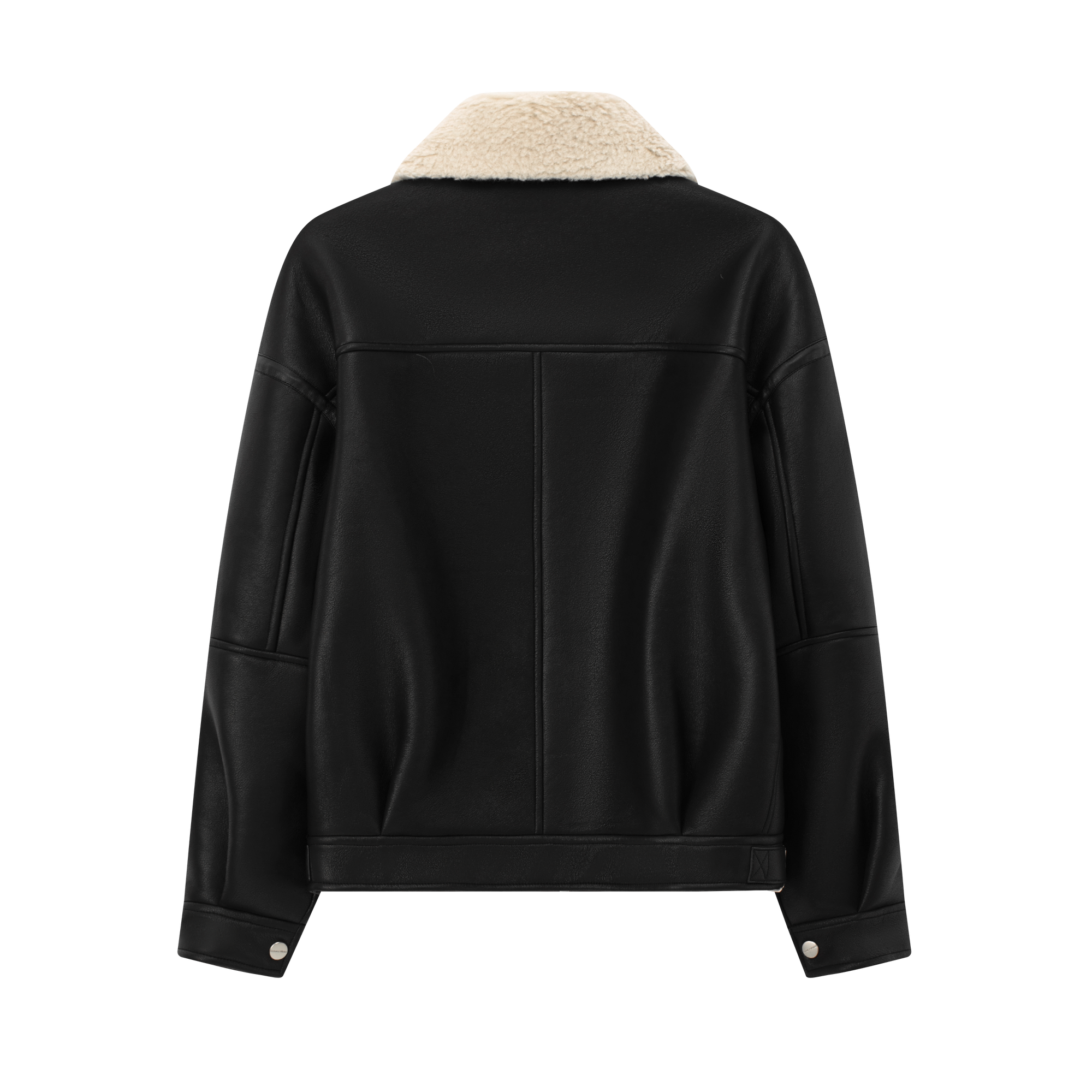 Lapel Leather Jacket