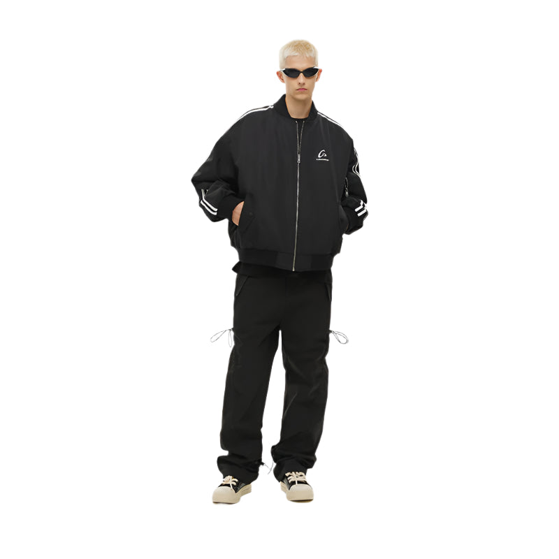 Black Frisbee Parallel Bars Jacket