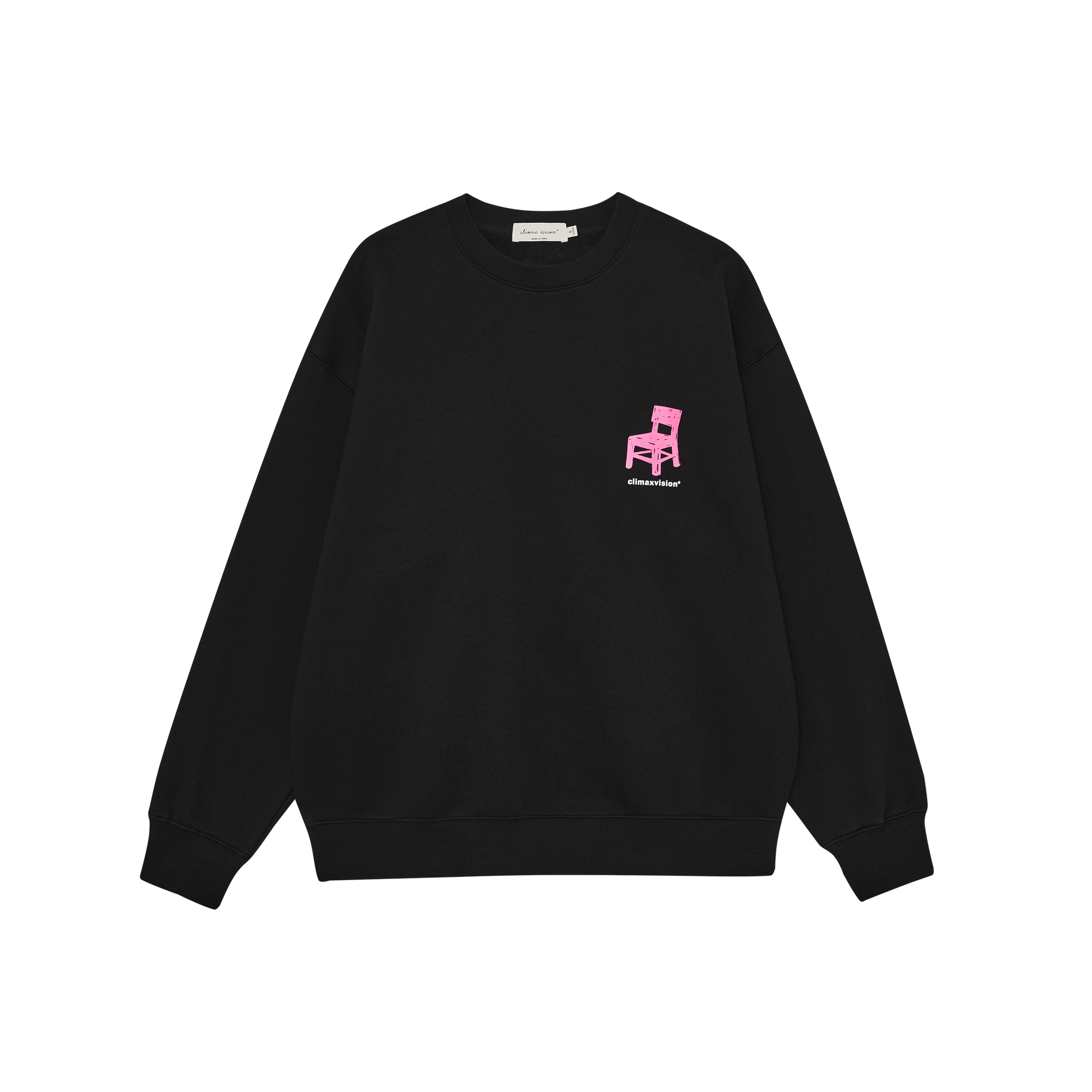 Black Chair Print Sweatshirt
