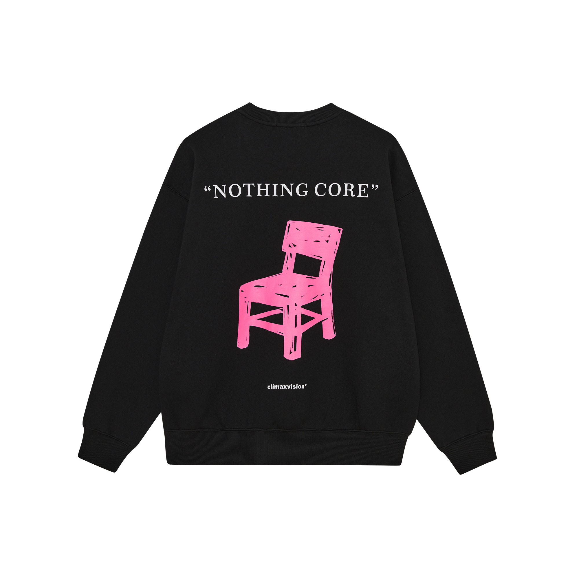Black Chair Print Sweatshirt