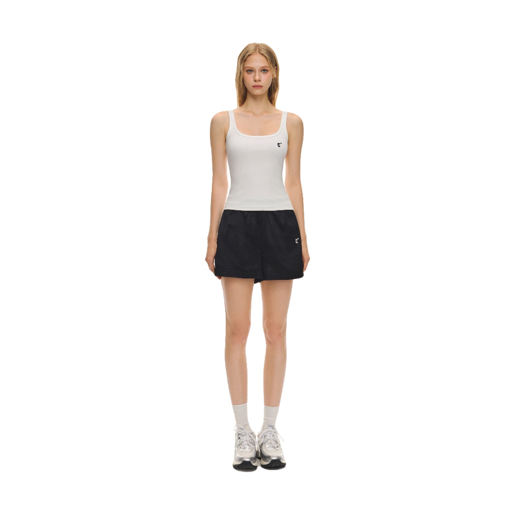 White Nylon Ribbed Commuter Sports Vest