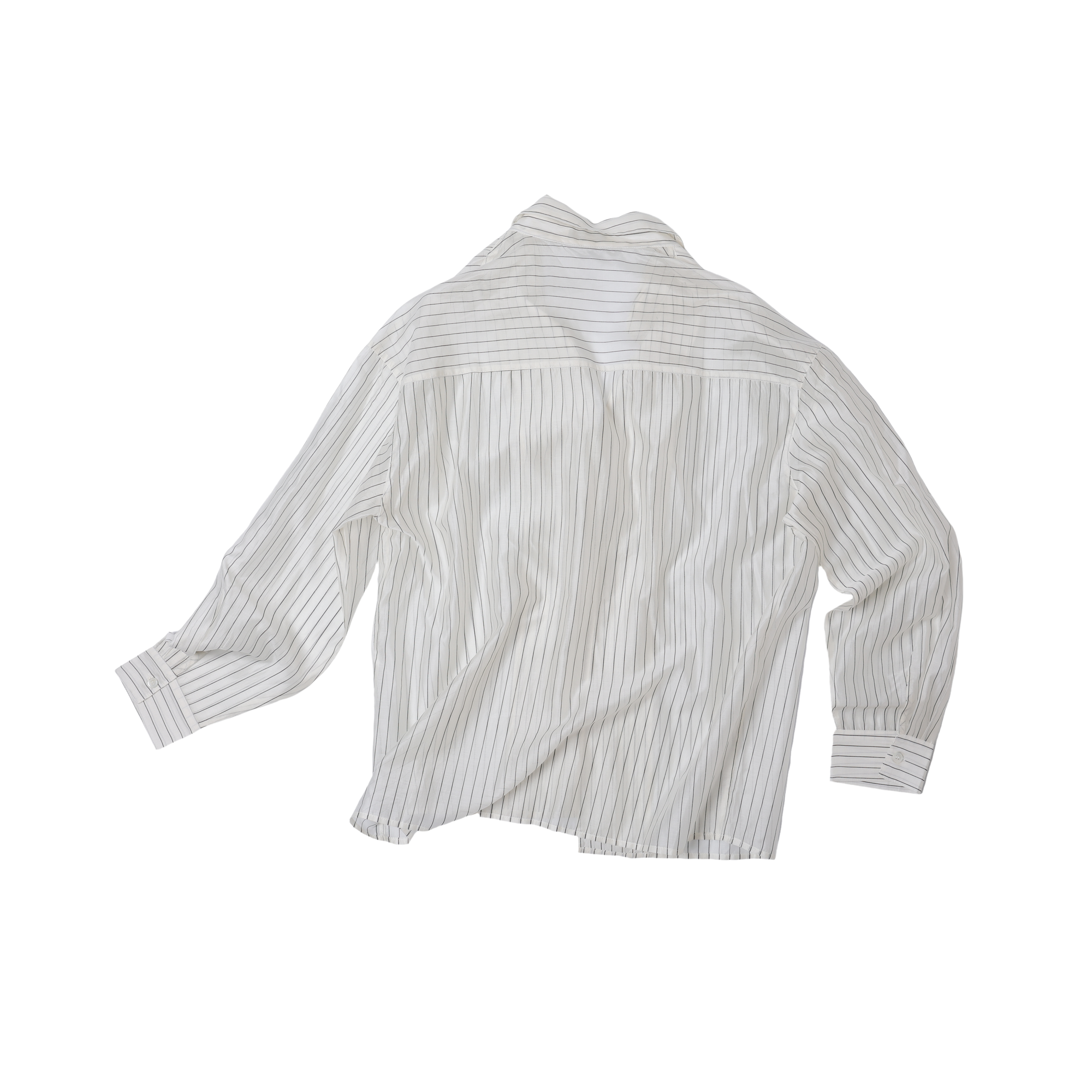 Beige Striped Airy Shirt