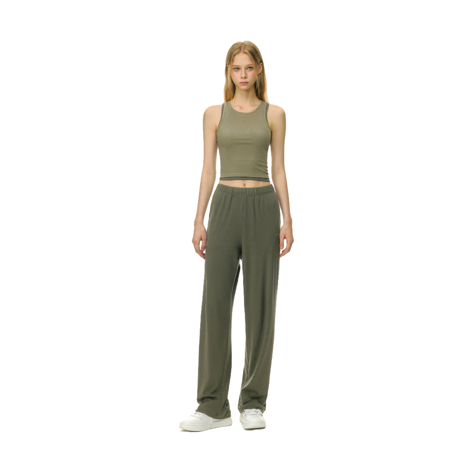 Light Green Cloud Stretch Cool Tencel Short Sports Vest