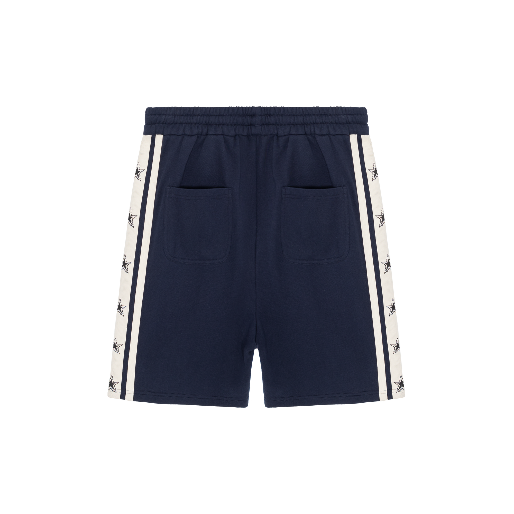 Navy Vintage Side Stripe Stars Shorts