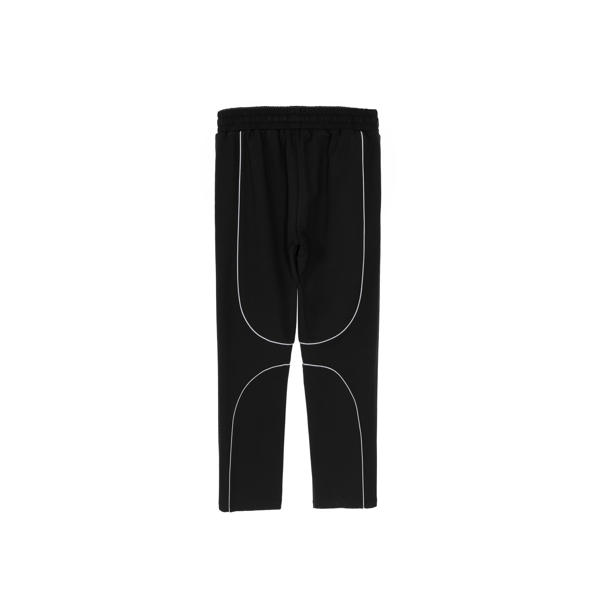 Black U-cut Trousers
