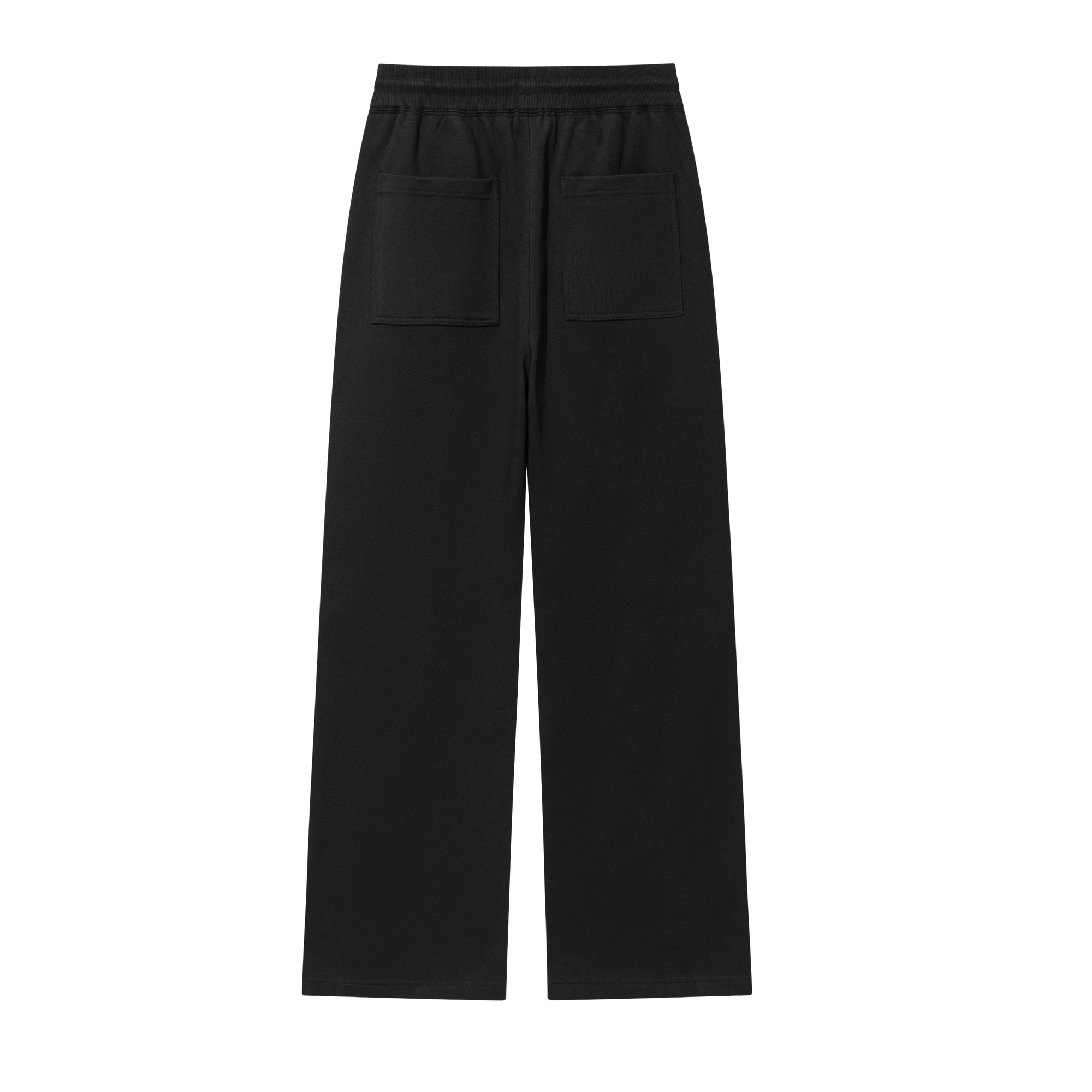 Black 3D Cut Side Seam Sweatpants