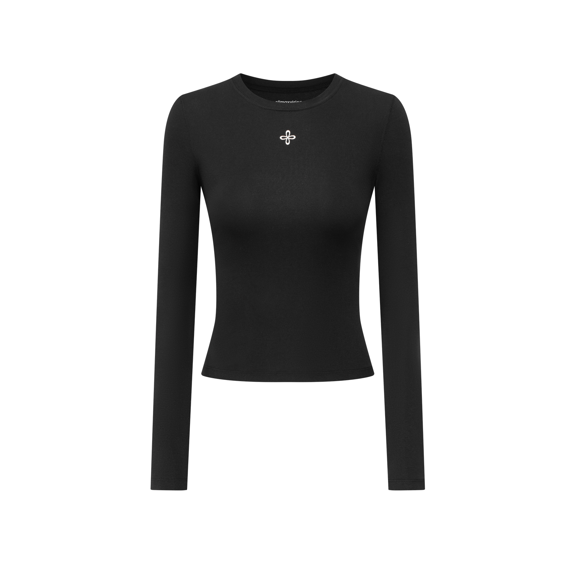 Black Lightweight Cross Long-Sleeve T-Shirt