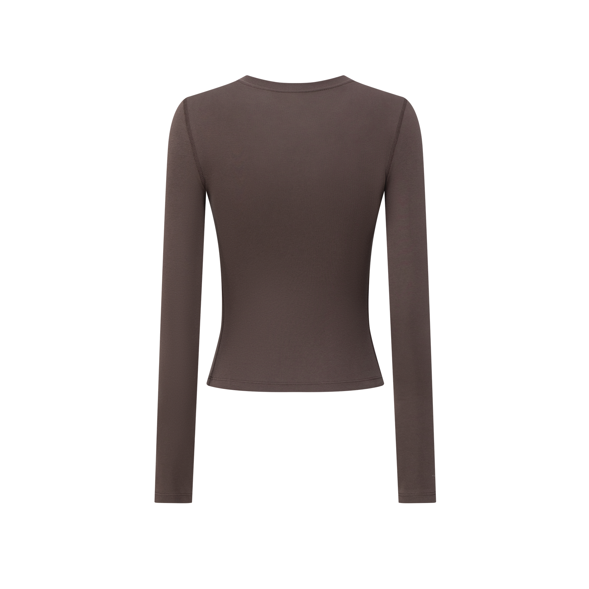 Brown Lightweight Cross Long-Sleeve T-Shirt