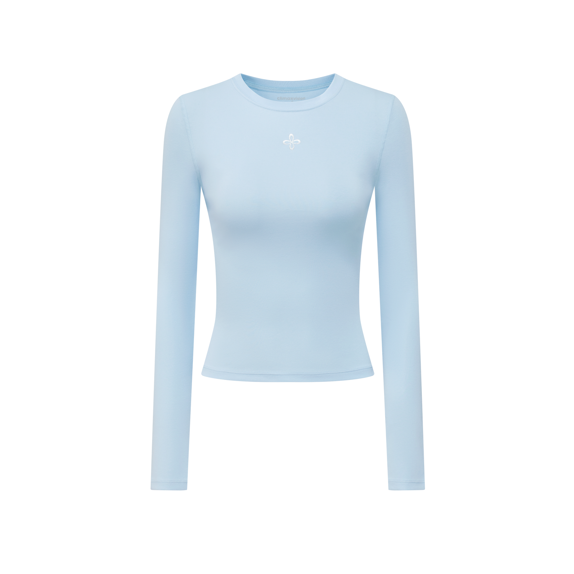 Blue Lightweight Cross Long-Sleeve T-Shirt