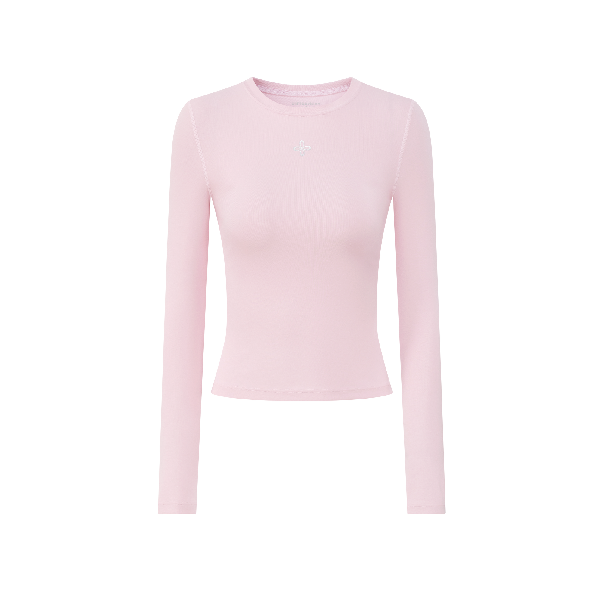 Pink Lightweight Cross Long-Sleeve T-Shirt