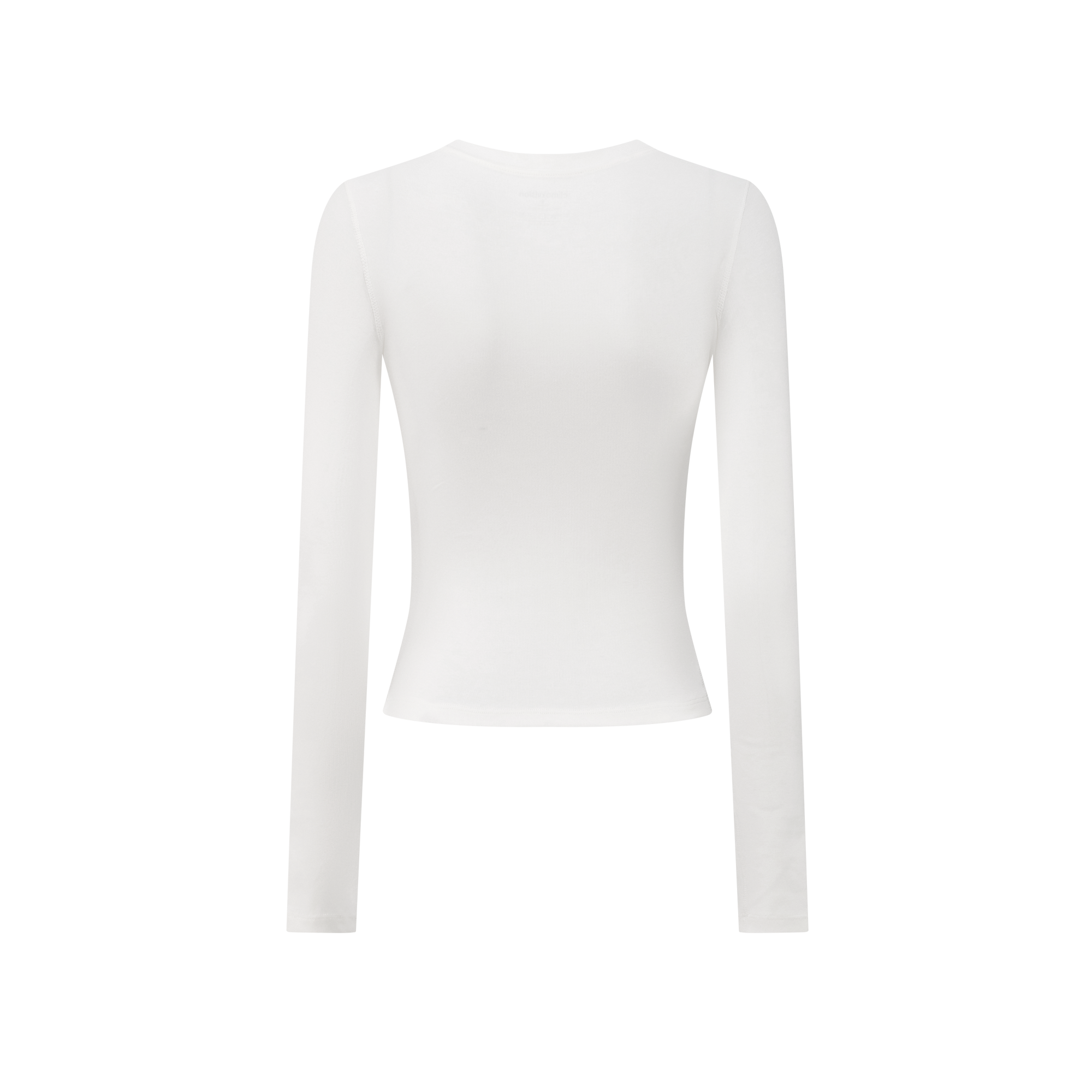 White Lightweight Cross Long-Sleeve T-Shirt