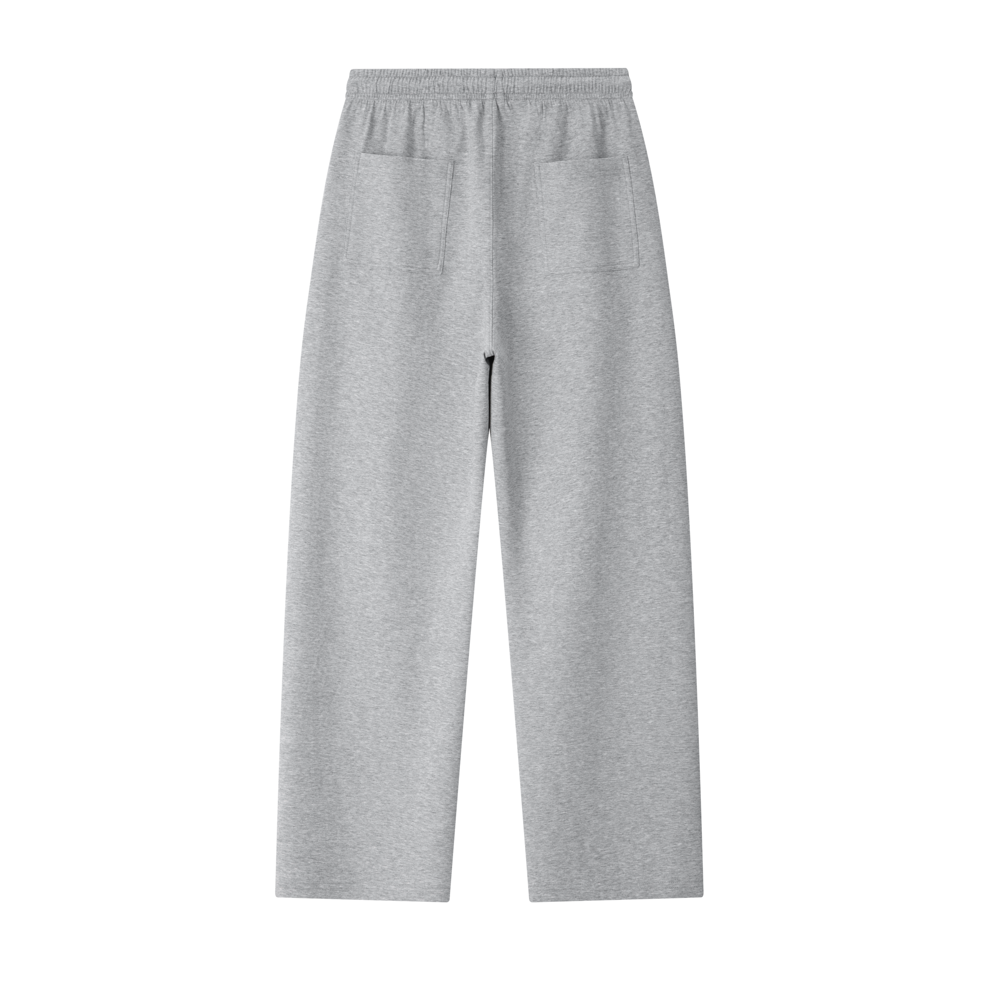 Grey Long-Staple Cotton Air Layer Lightweight Curved Pants