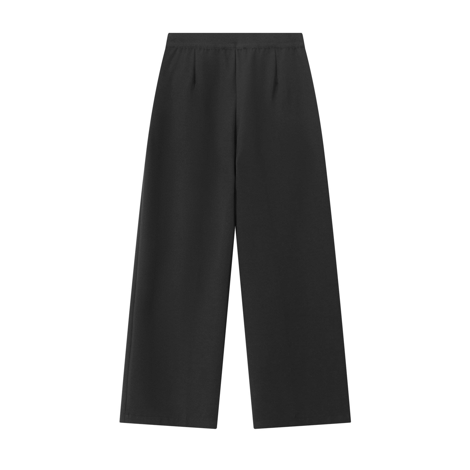 Midnight Black Diamond Wool Trousers
