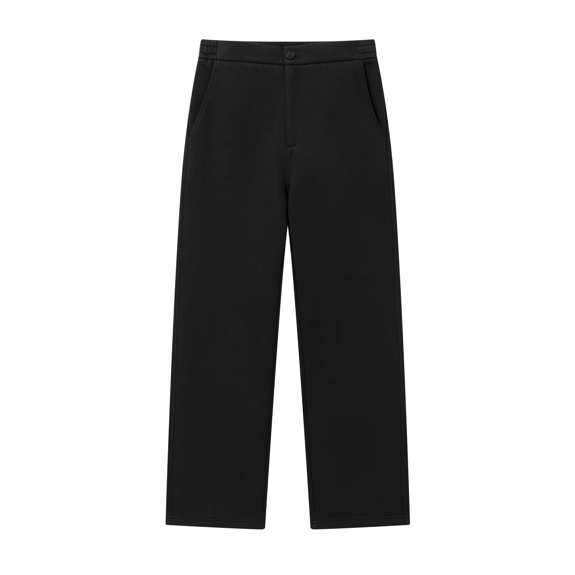 Black Jelly Air Straight Sweatpants