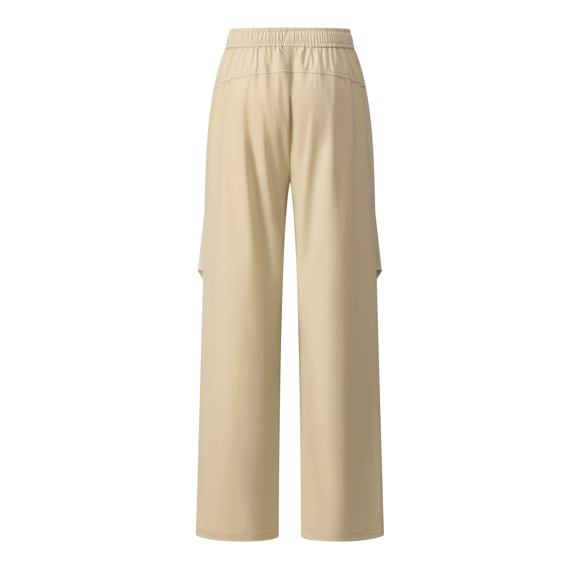 Khaki Outdoor Light Pleated Paratrooper Casual Pants