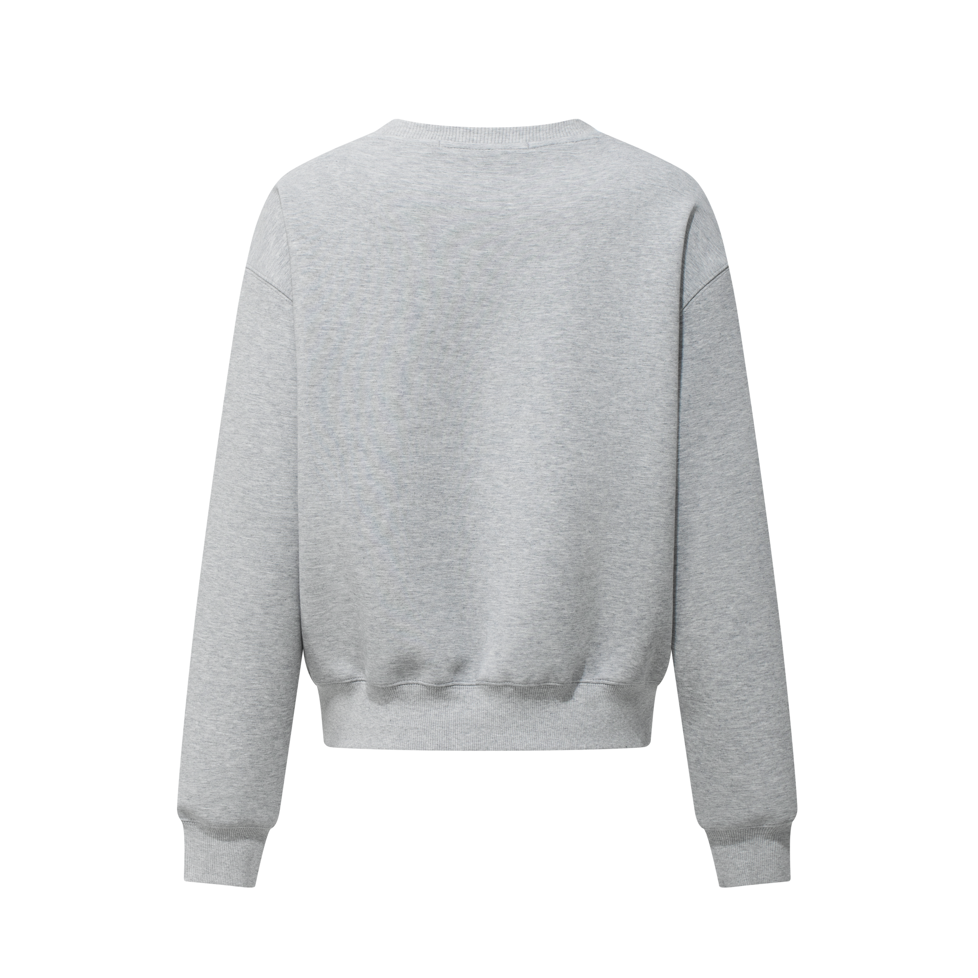 Grey Pearl Rhinestone Crewneck Sweatshirt