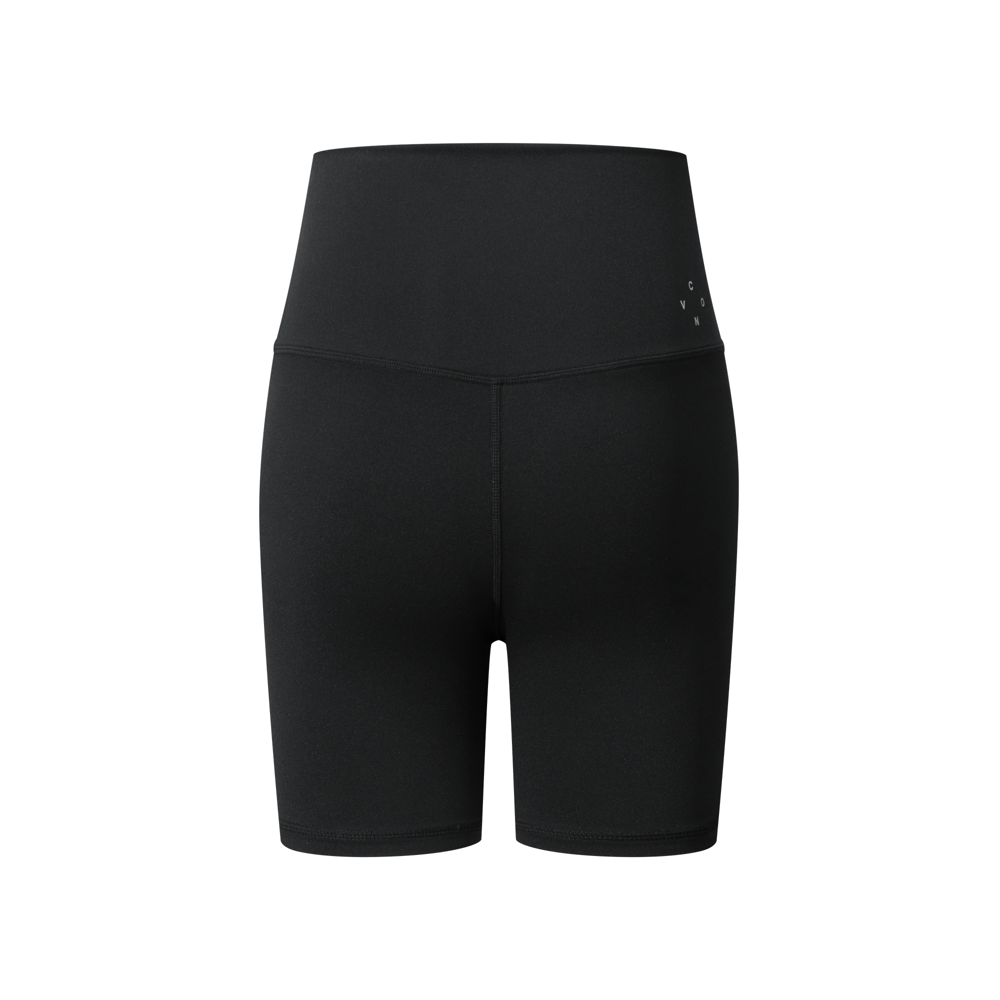 Black High Waist Yoga Shorts