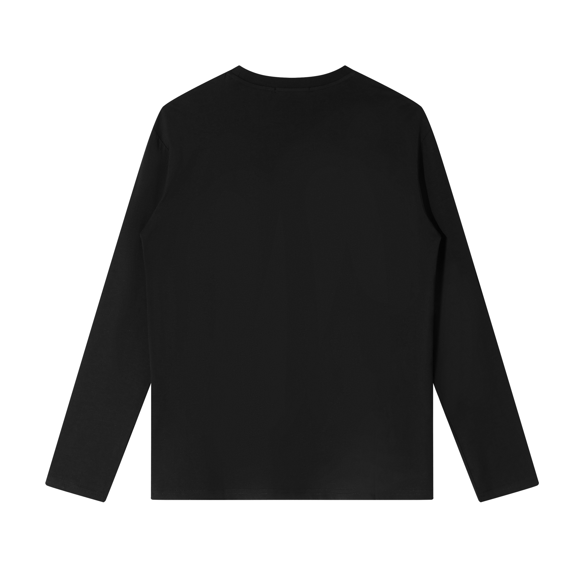 Black letter print long sleeves