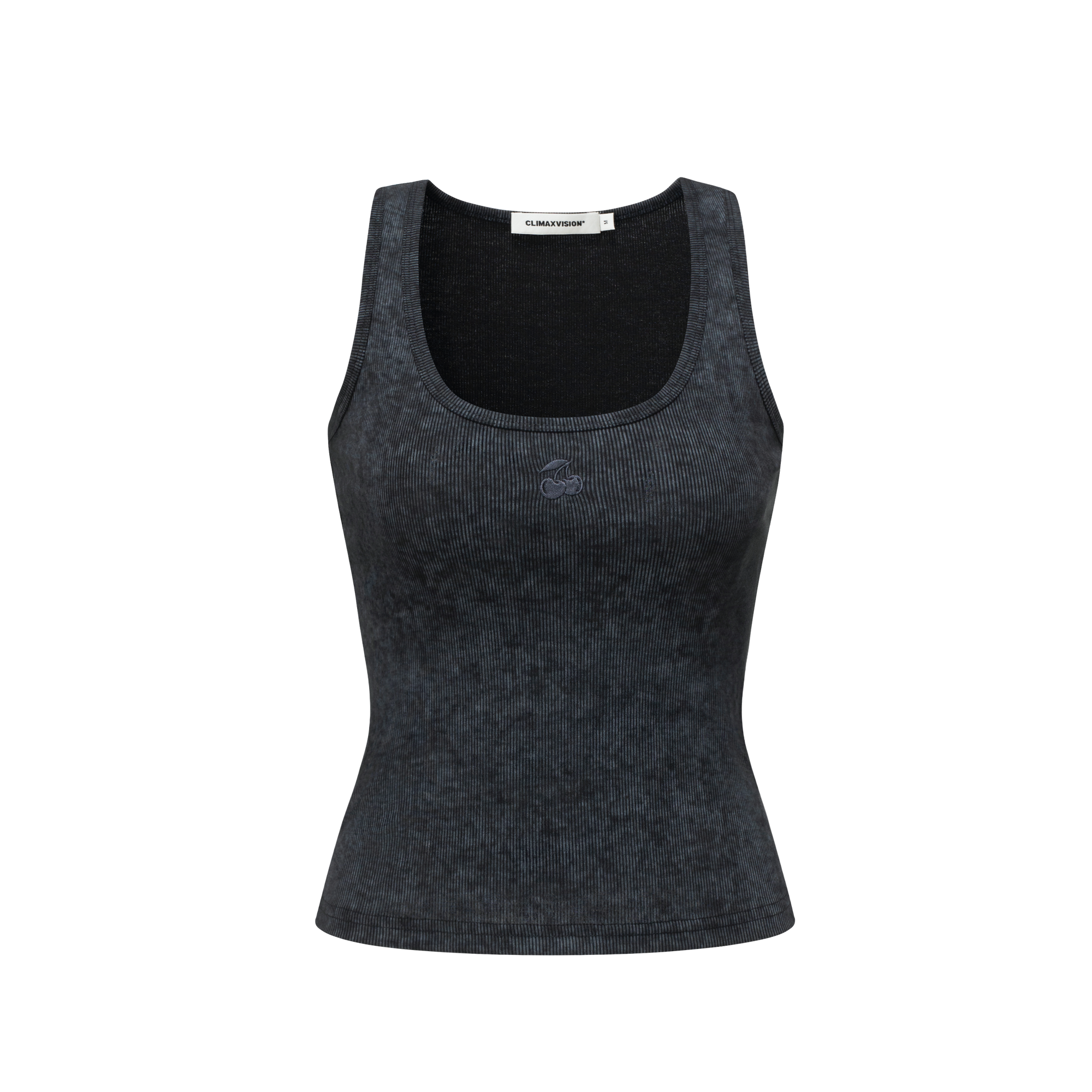 Black Stretch Racerback Tank Top