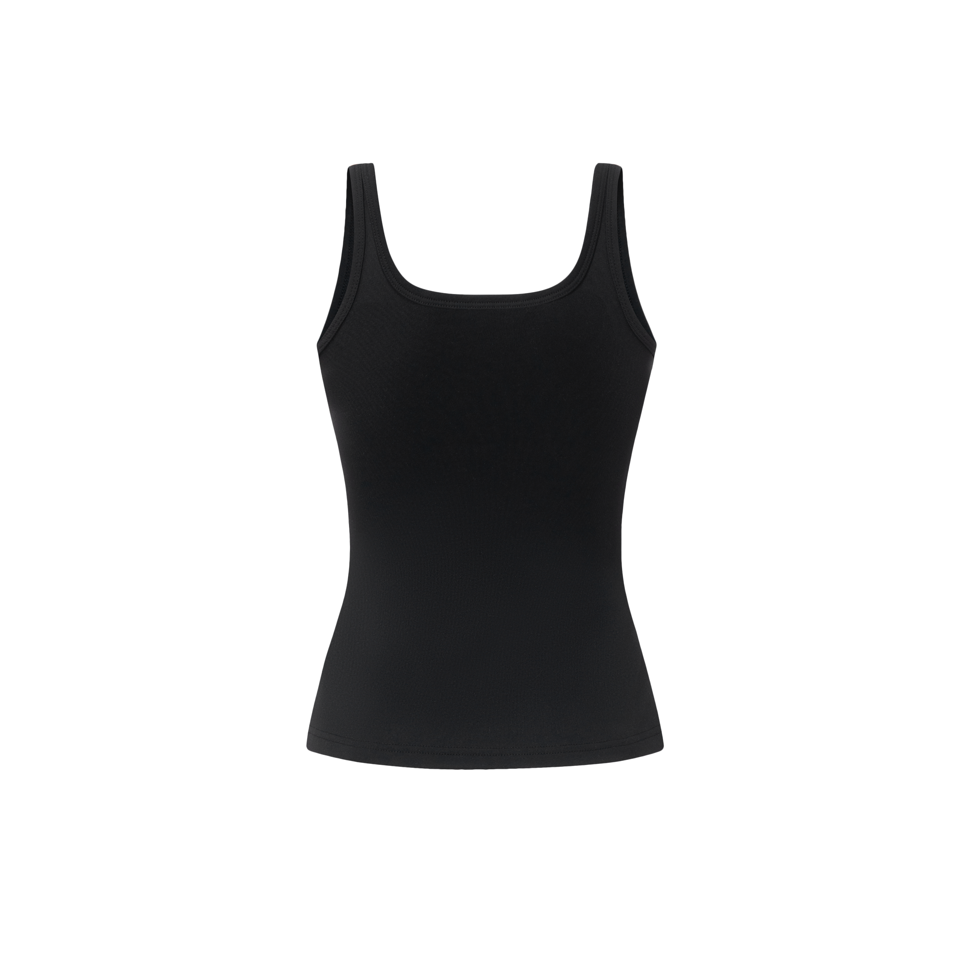 Black Nylon Ribbed Commuter Sports Vest