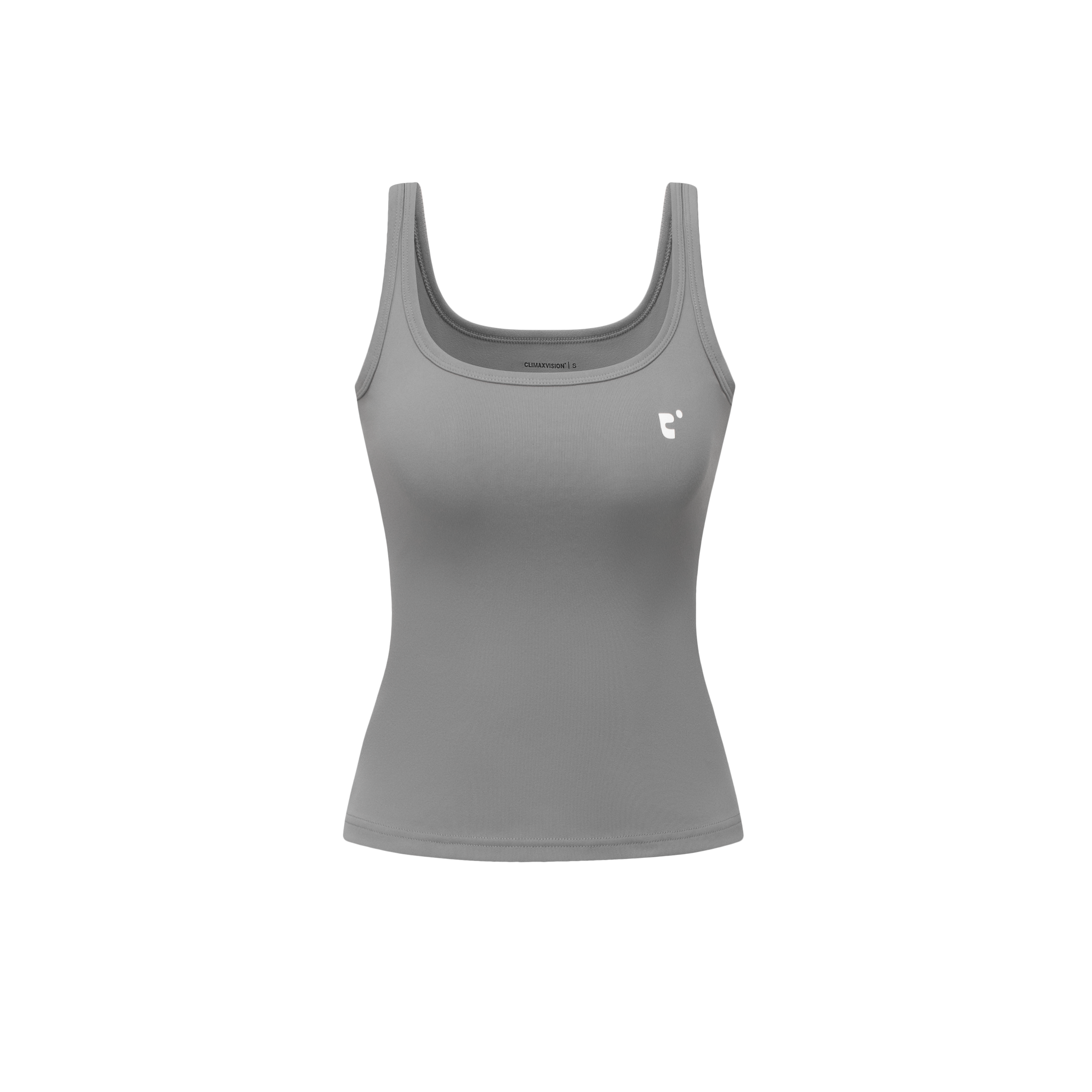 Grey Nylon Ribbed Commuter Sports Vest