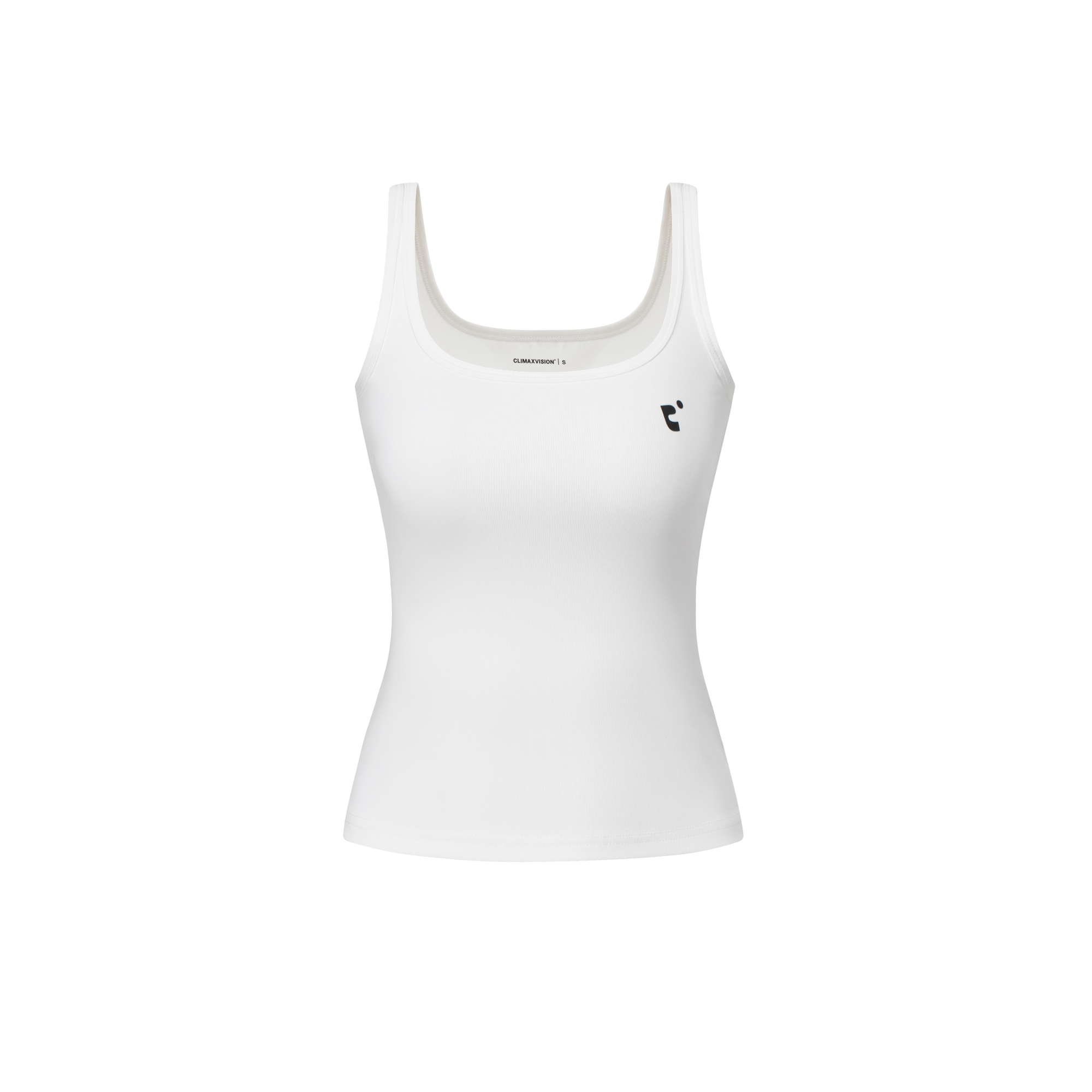 White Nylon Ribbed Commuter Sports Vest
