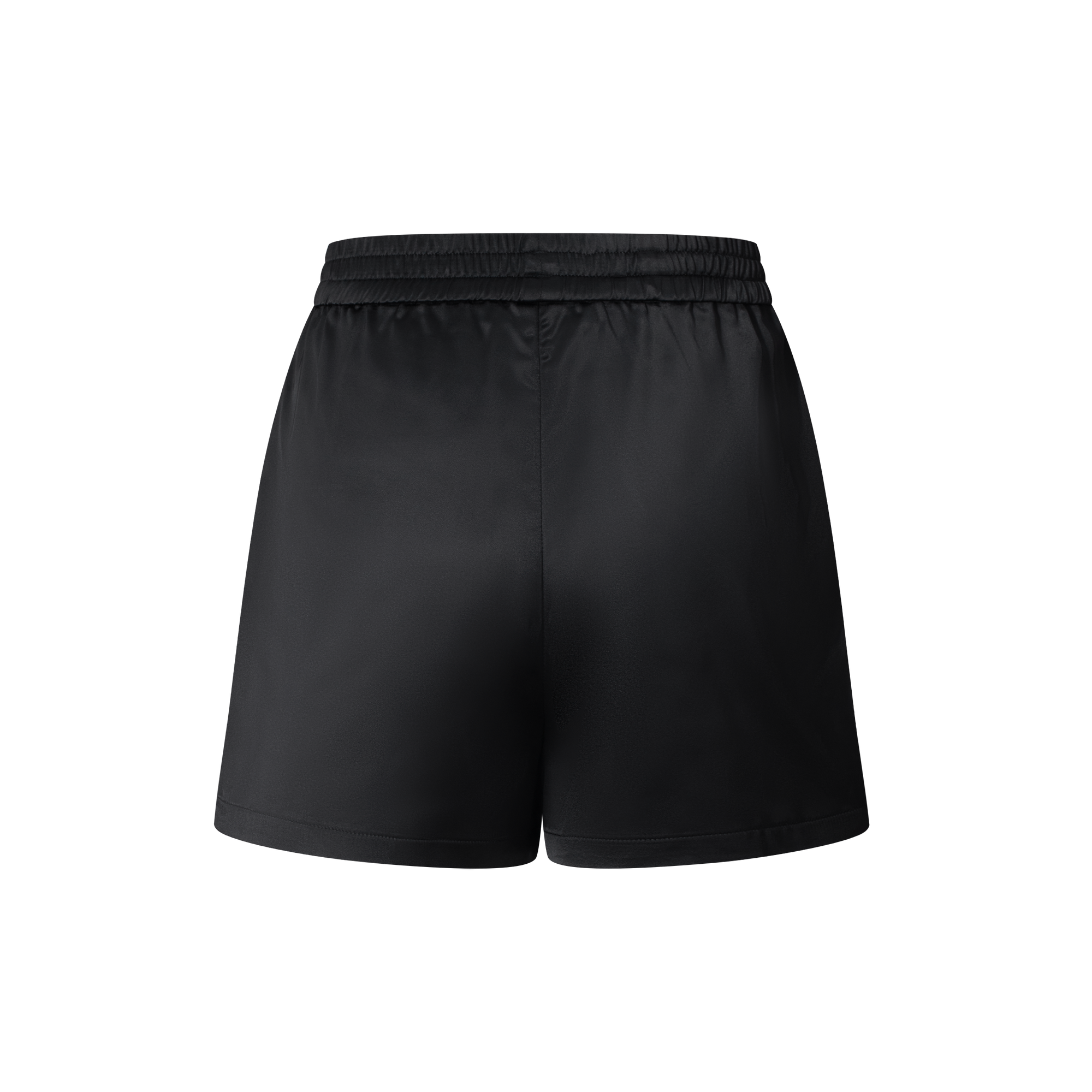 Black Summer Smooth Breathable Casual Shorts