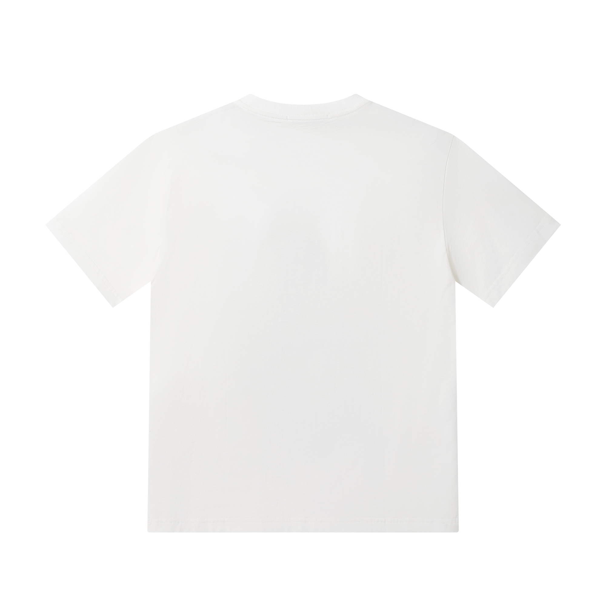 White pearl puppy print short sleeves