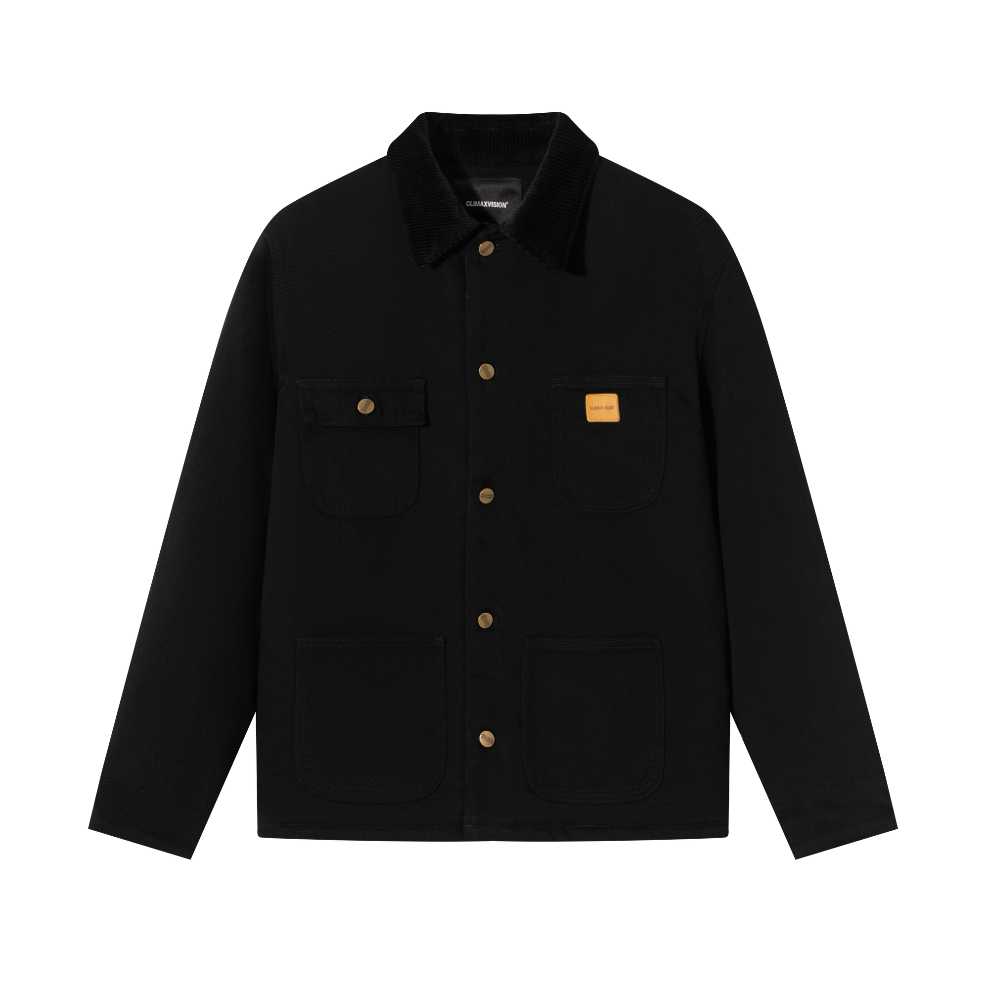 Black Michigan Workwear Quilted Jacket