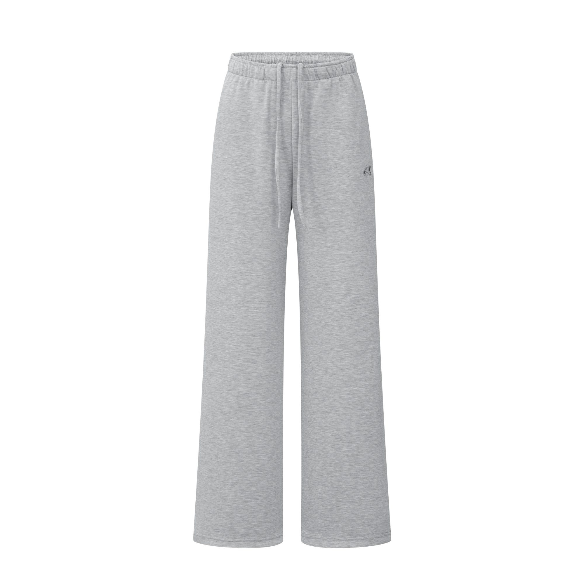 Grey Drape Casual Trousers