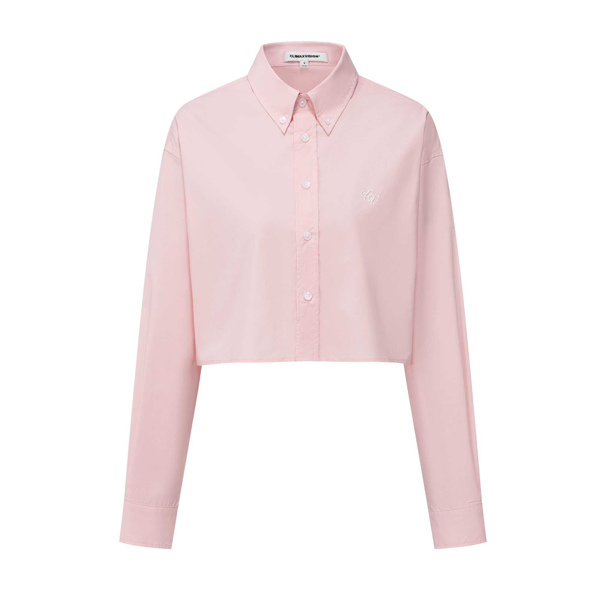 Cherry Blossom Pink Short Waist-baring Shirt