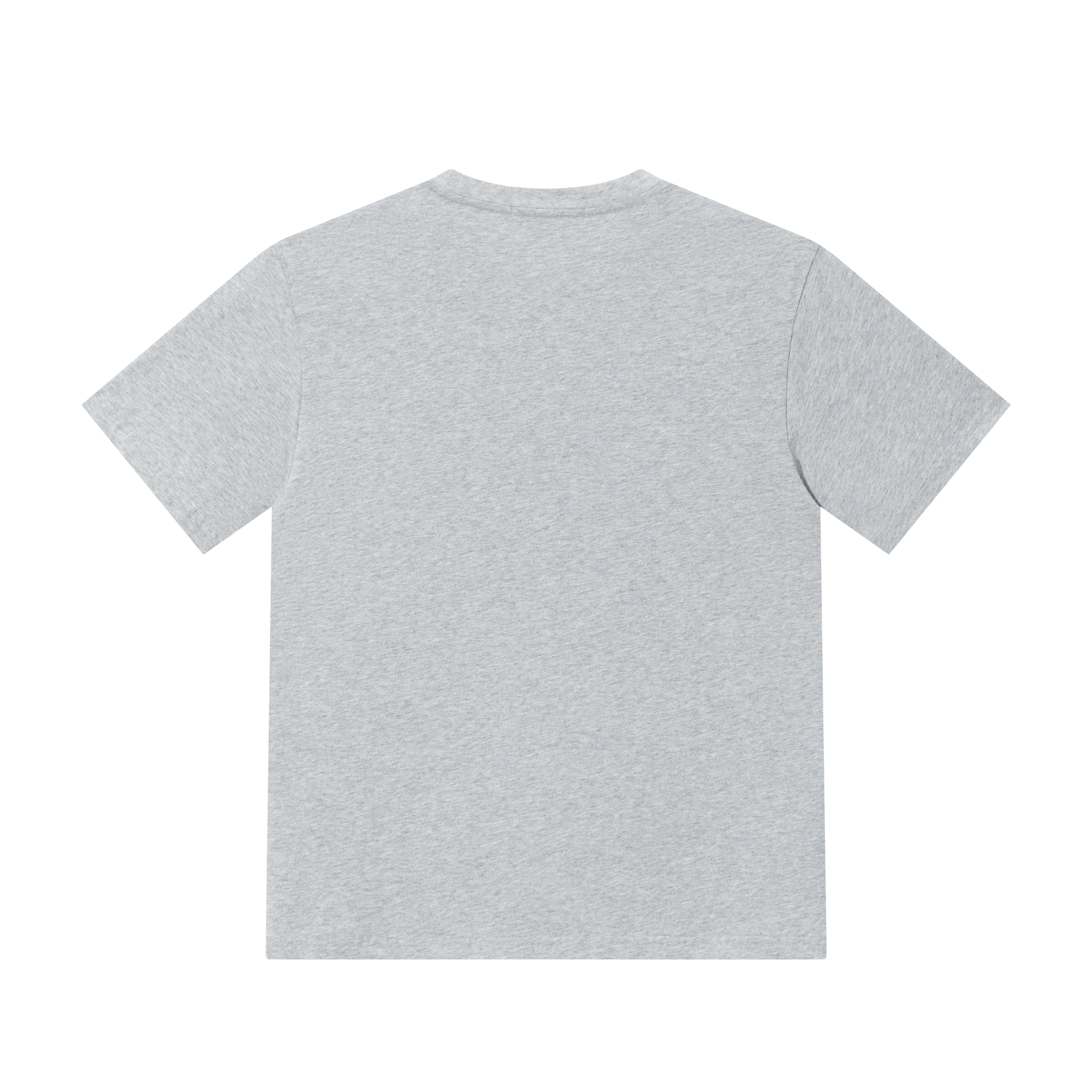 Grey Dalmatian Print Lightweight Crew Neck Fitted Short Sleeve T-Shirt