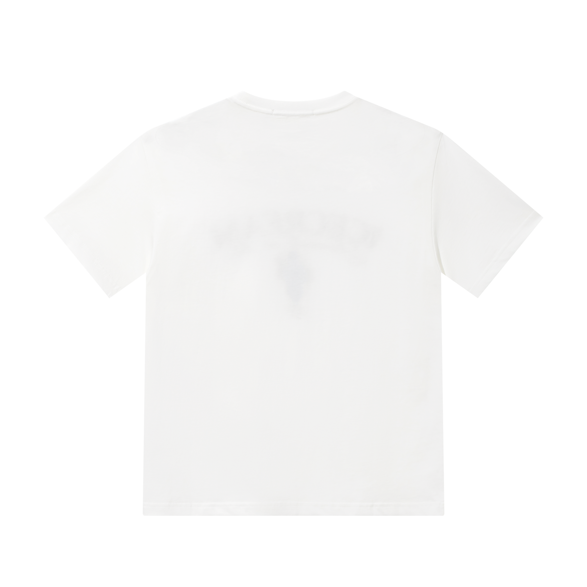 White Ice Cream Fun Print Short Sleeve T-Shirt