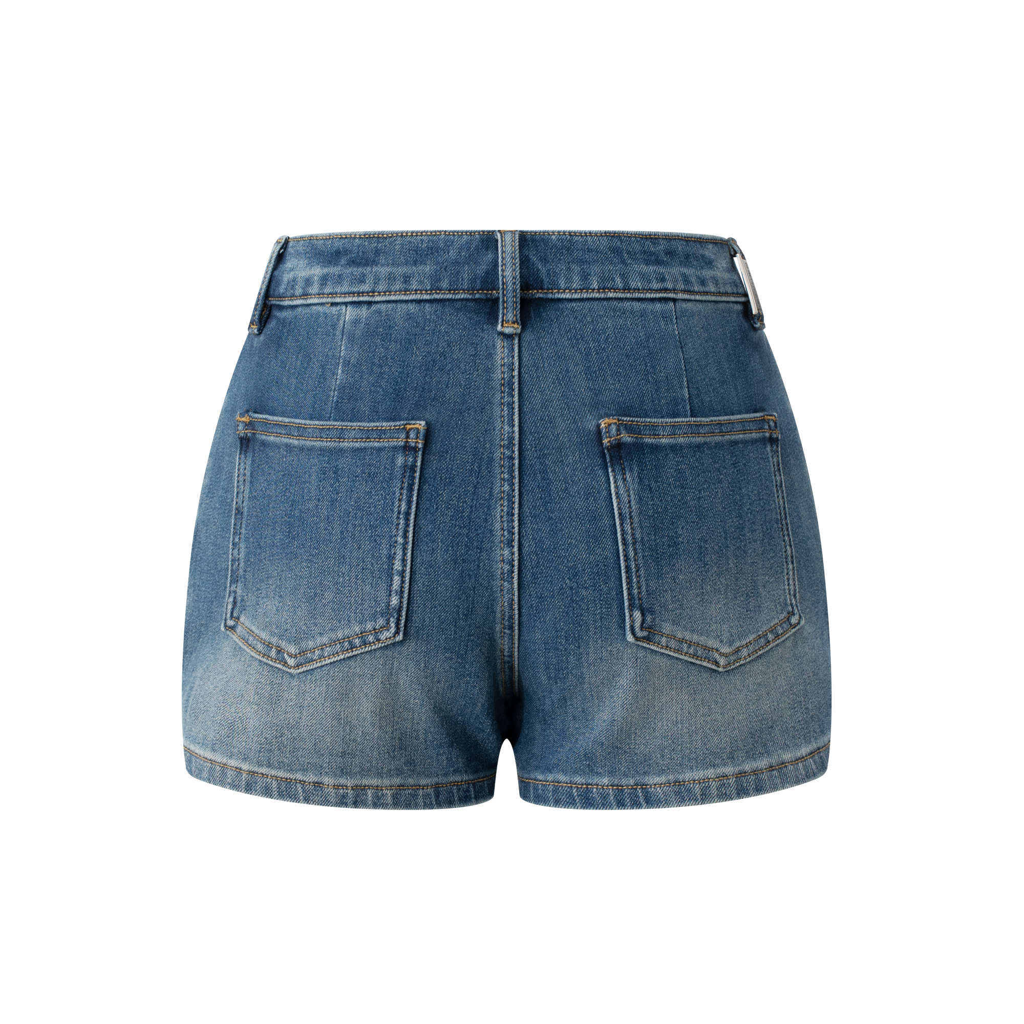 Dark Blue Stretch Bodycon Denim Shorts