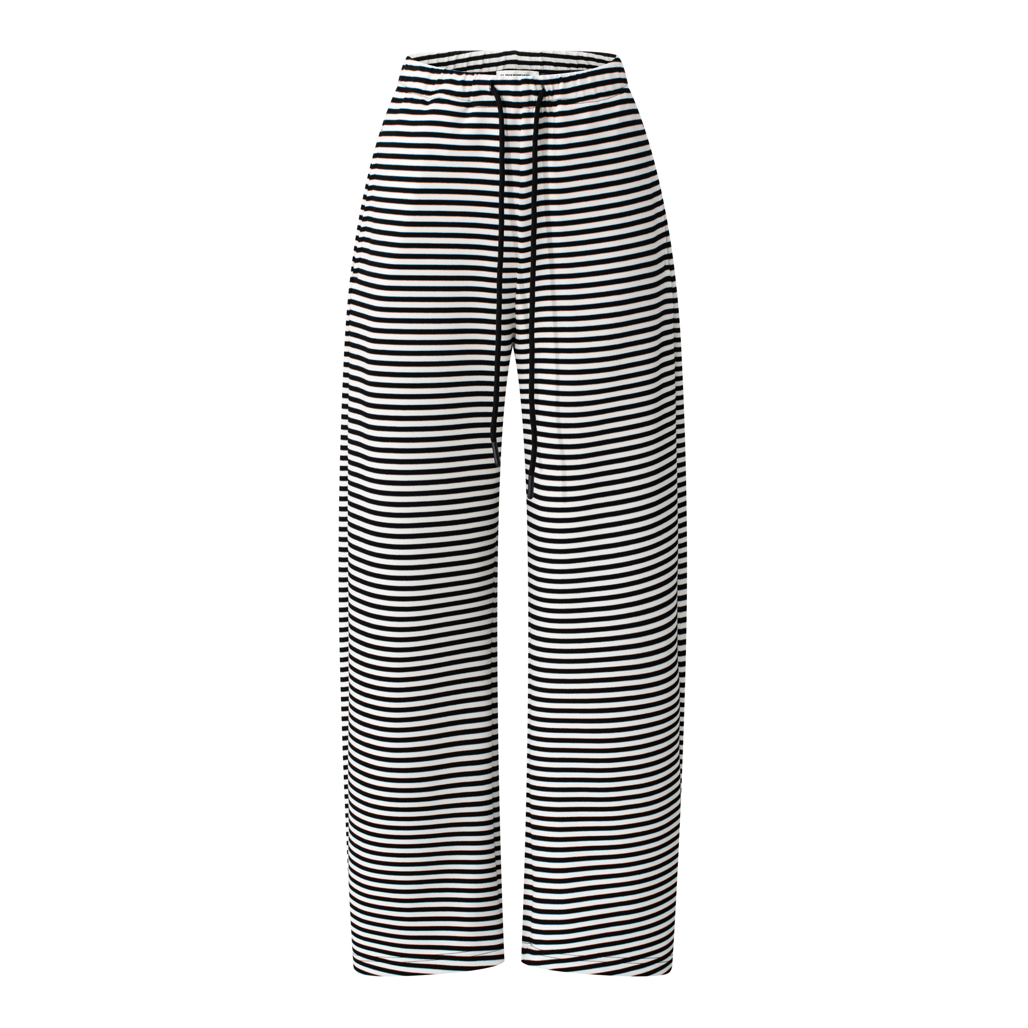 Black And White Light Air Casual Silhouette Drawstring Sweatpants