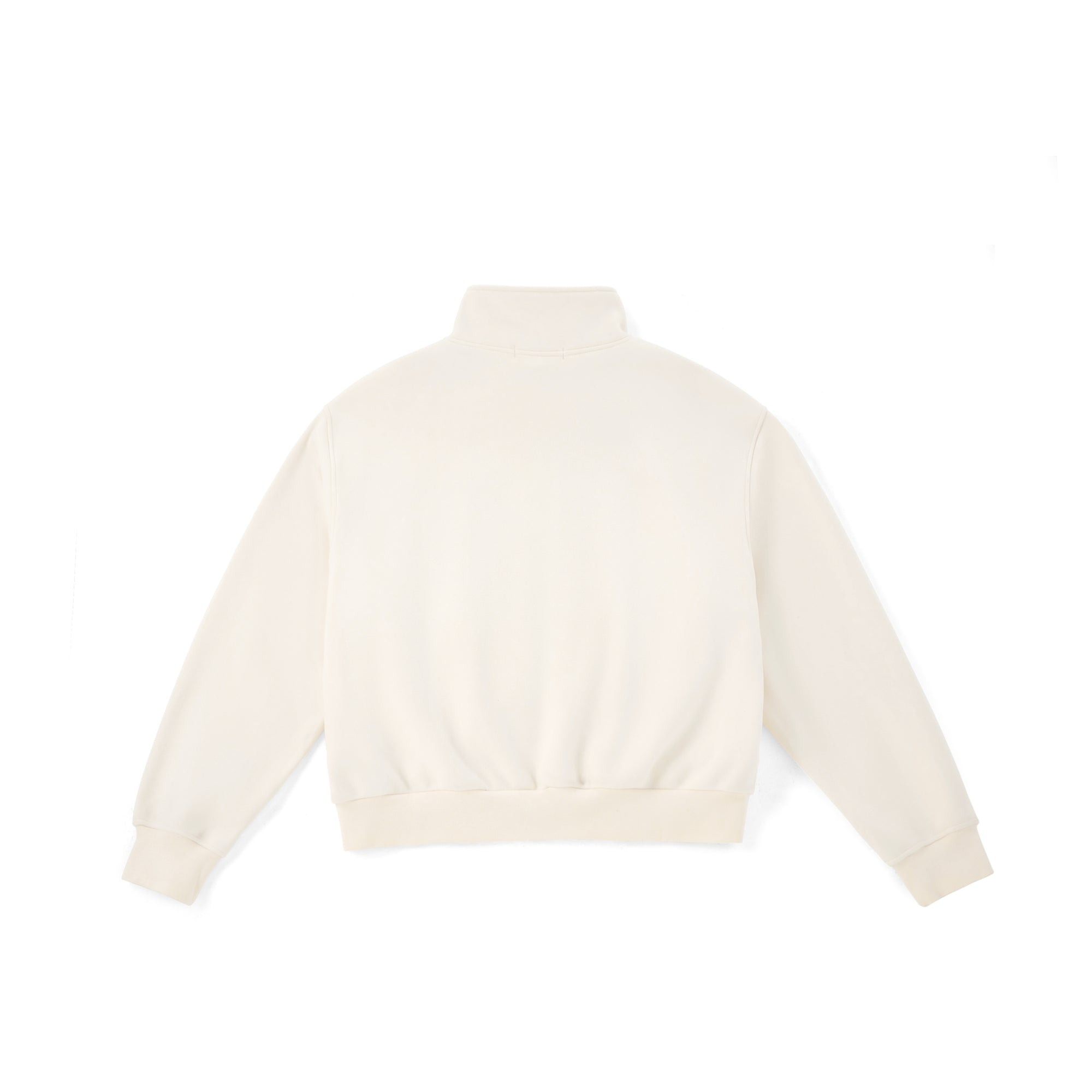 Beige Double-Faced Warm Fleece Stand Collar Jacket