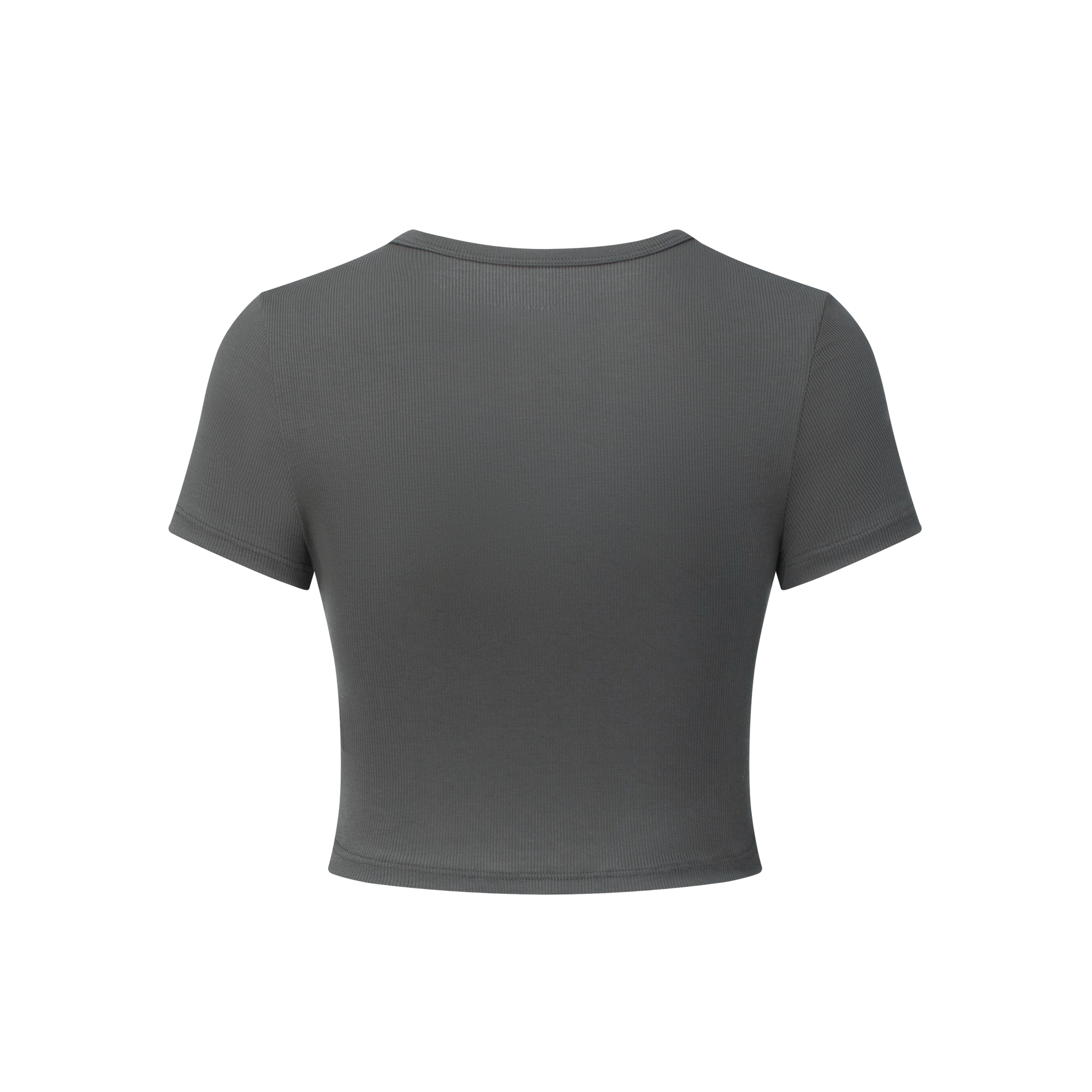 Gray Lightweight Cloud Stretch Tencel Cool Short Sleeves
