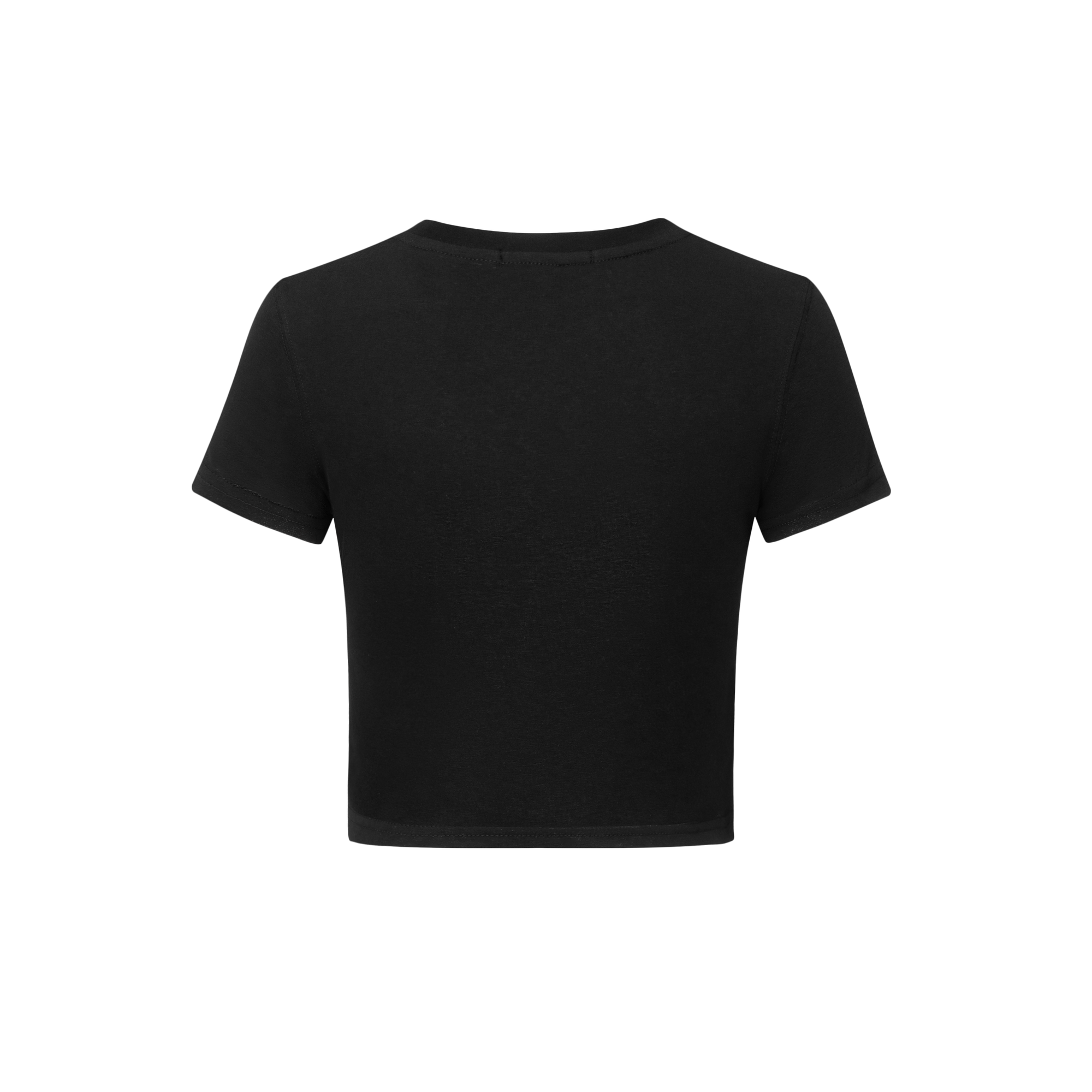 Black Snowflake Cotton Light Classic Short Sleeves