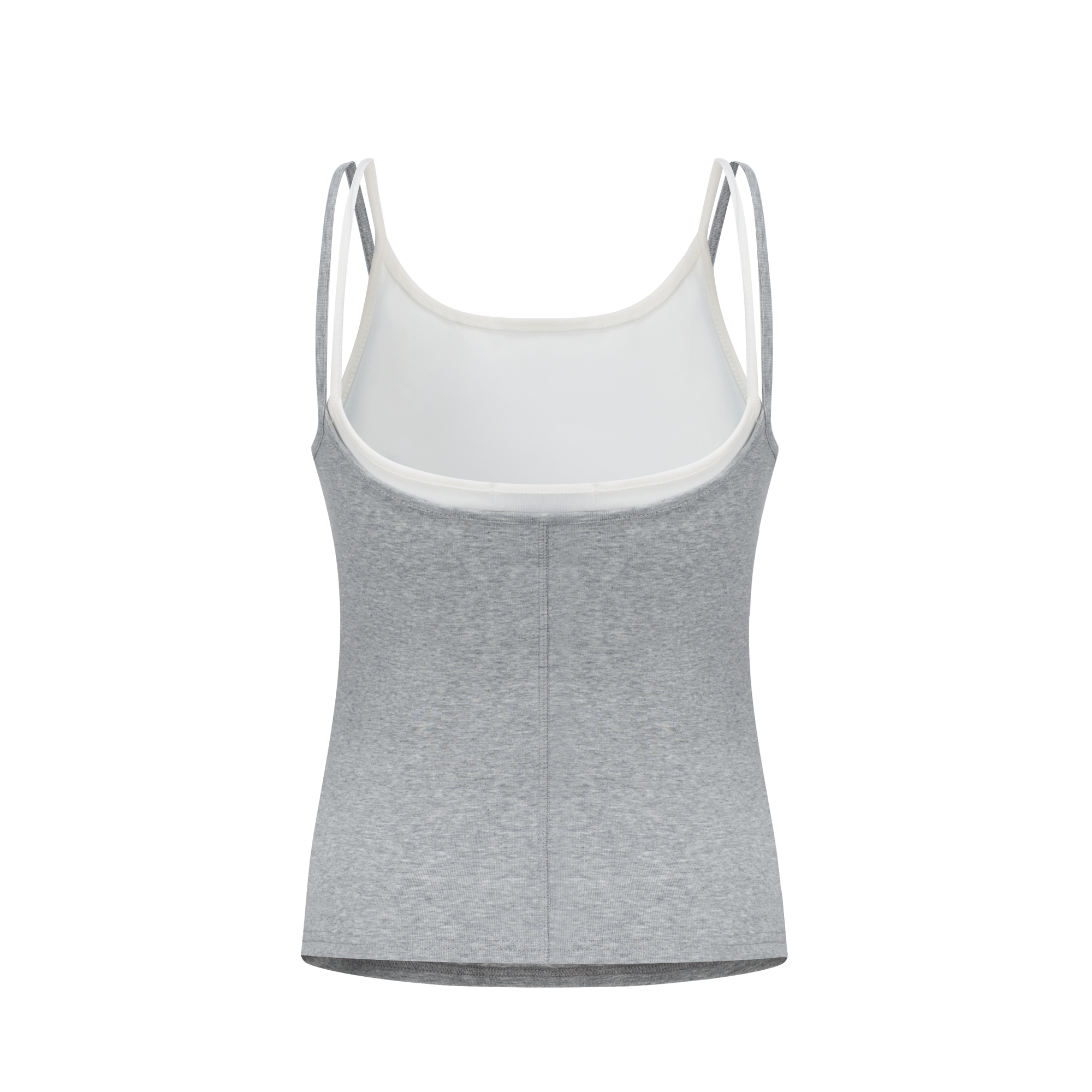 Ice grey hot diamond fake two-piece sling