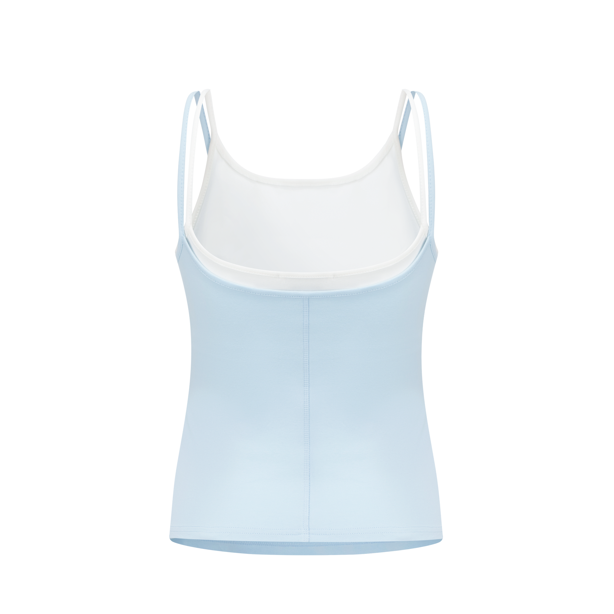 Water blue diamond fake two-piece sling