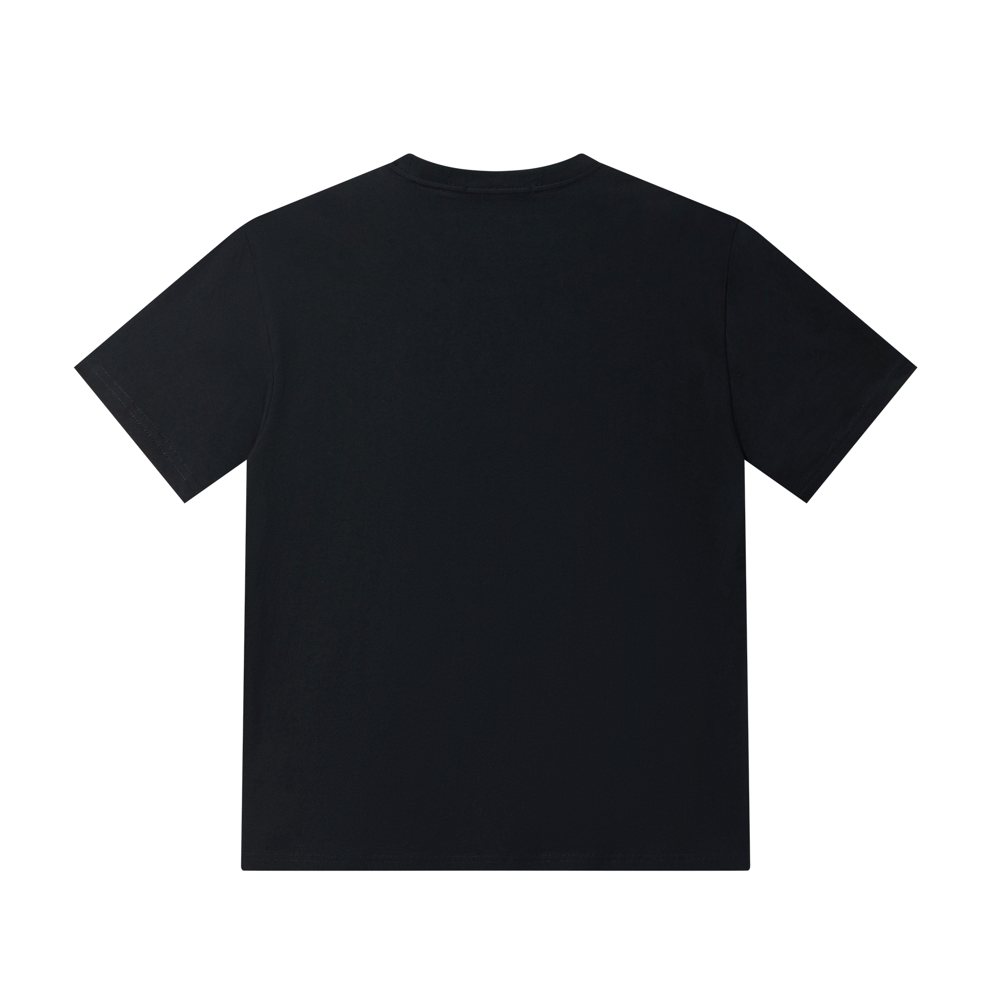 Black Blue Snow-covered Letter Puppy Embroidered Short Sleeves