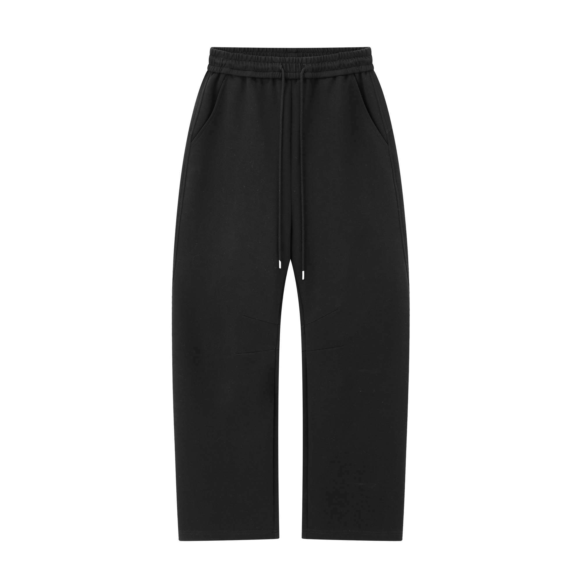 Black Xinjiang Long-staple Cotton Air Layer Silhouette Scimitar Pants