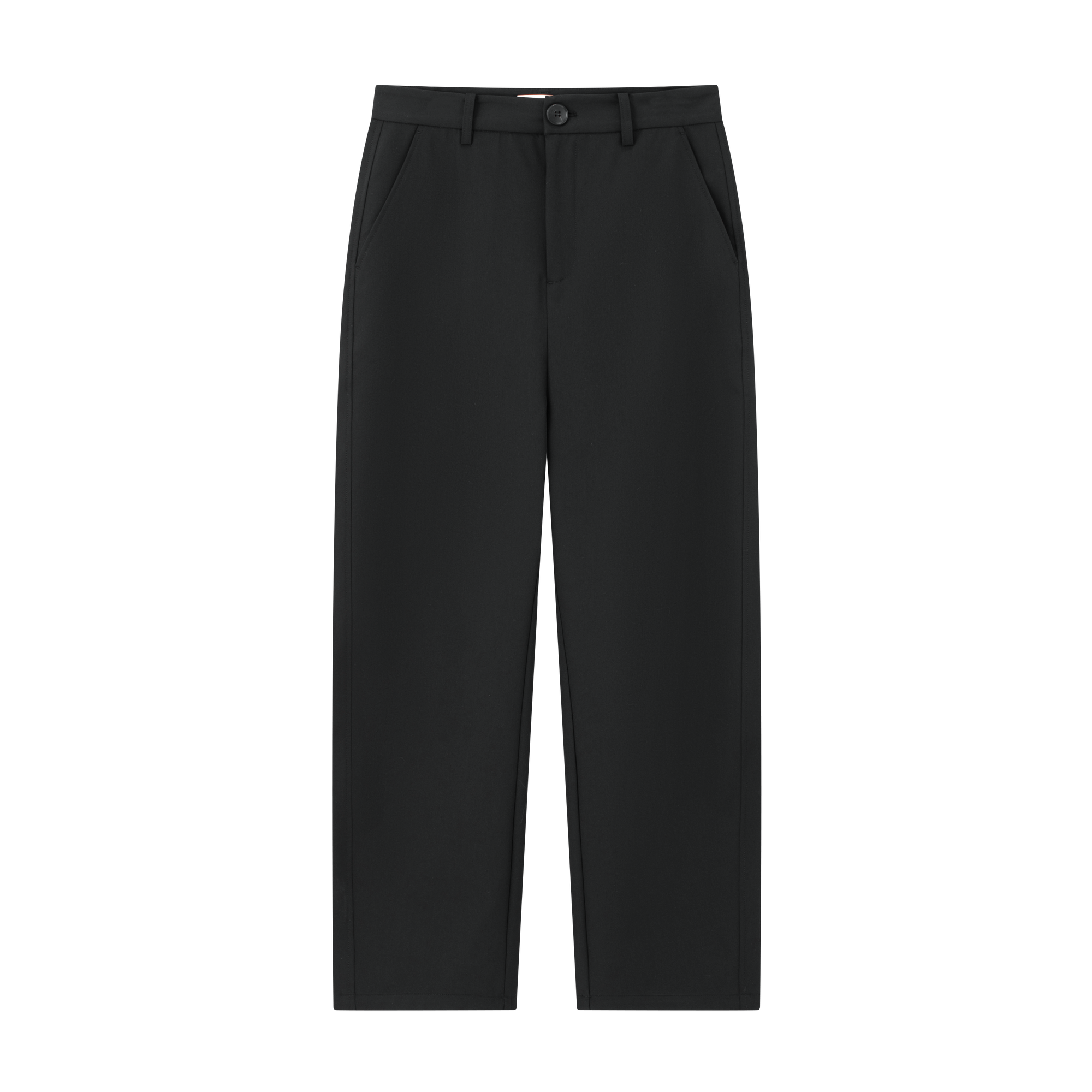 Black Curved Cut Scimitar Trousers
