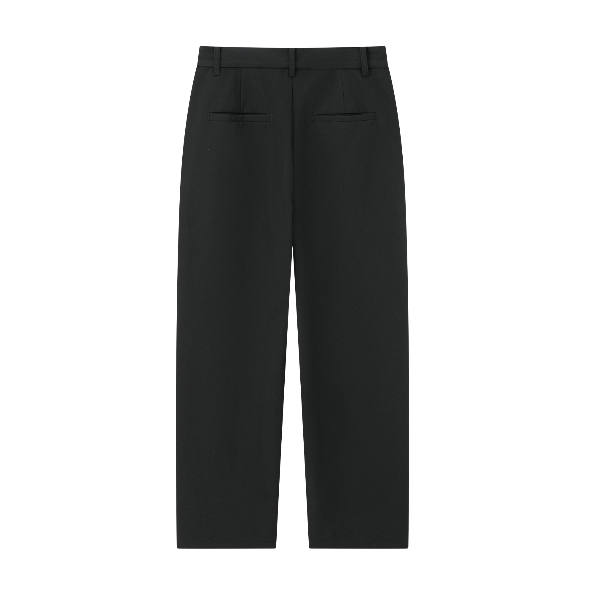 Black Curved Cut Scimitar Trousers