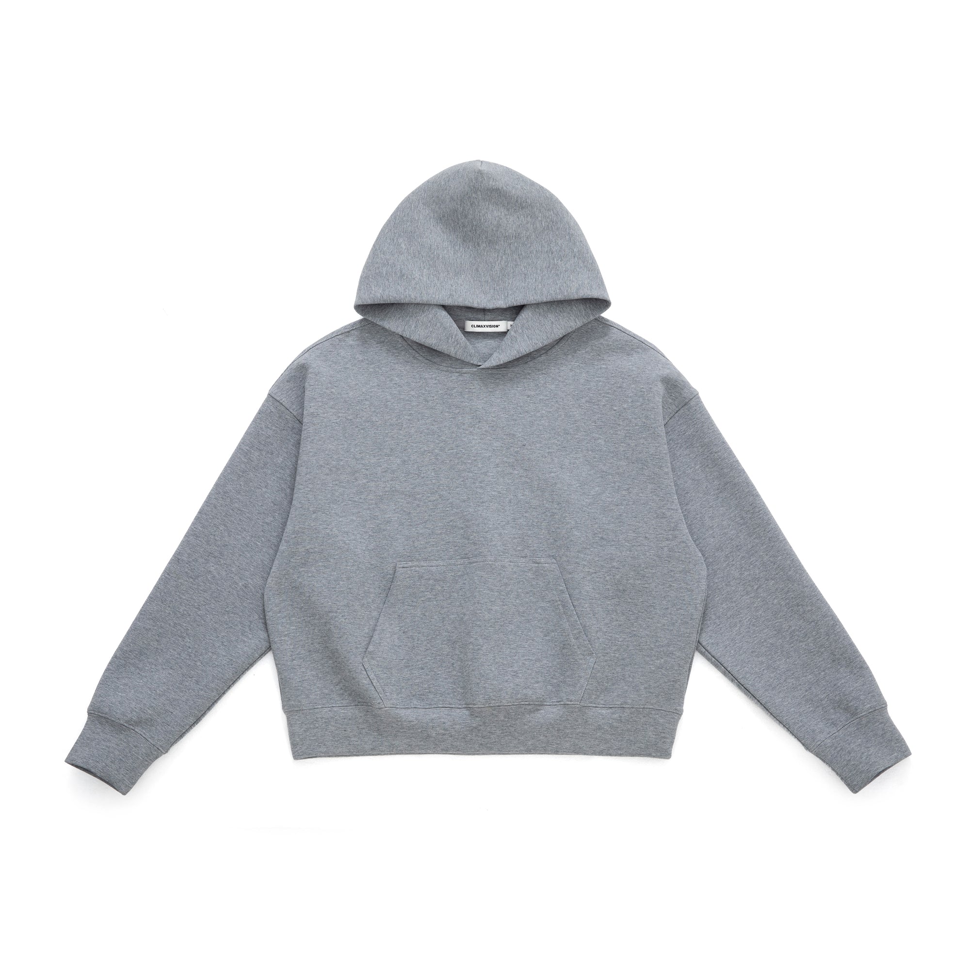 Gray Xinjiang Long-staple Cotton Air Layer Knitted Hoodie