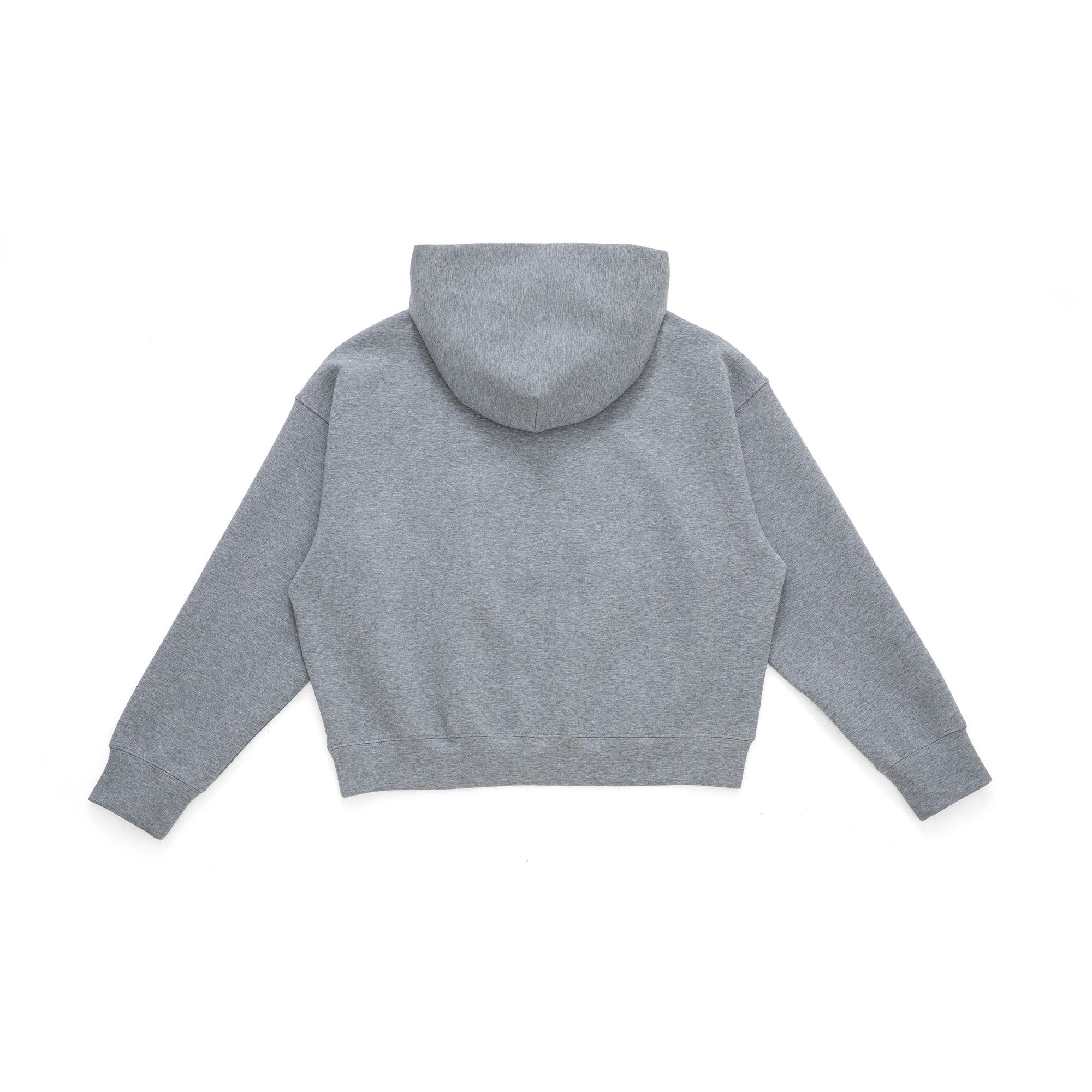 Gray Xinjiang Long-staple Cotton Air Layer Knitted Hoodie