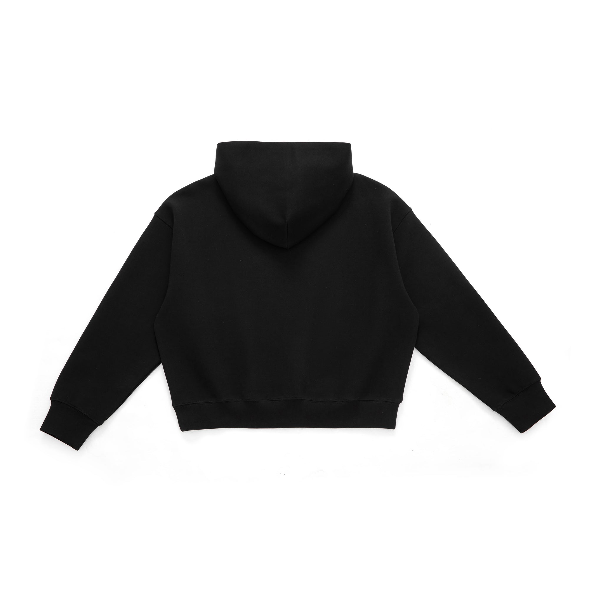 Black Xinjiang Long-staple Cotton Air Layer Knitted Hoodie