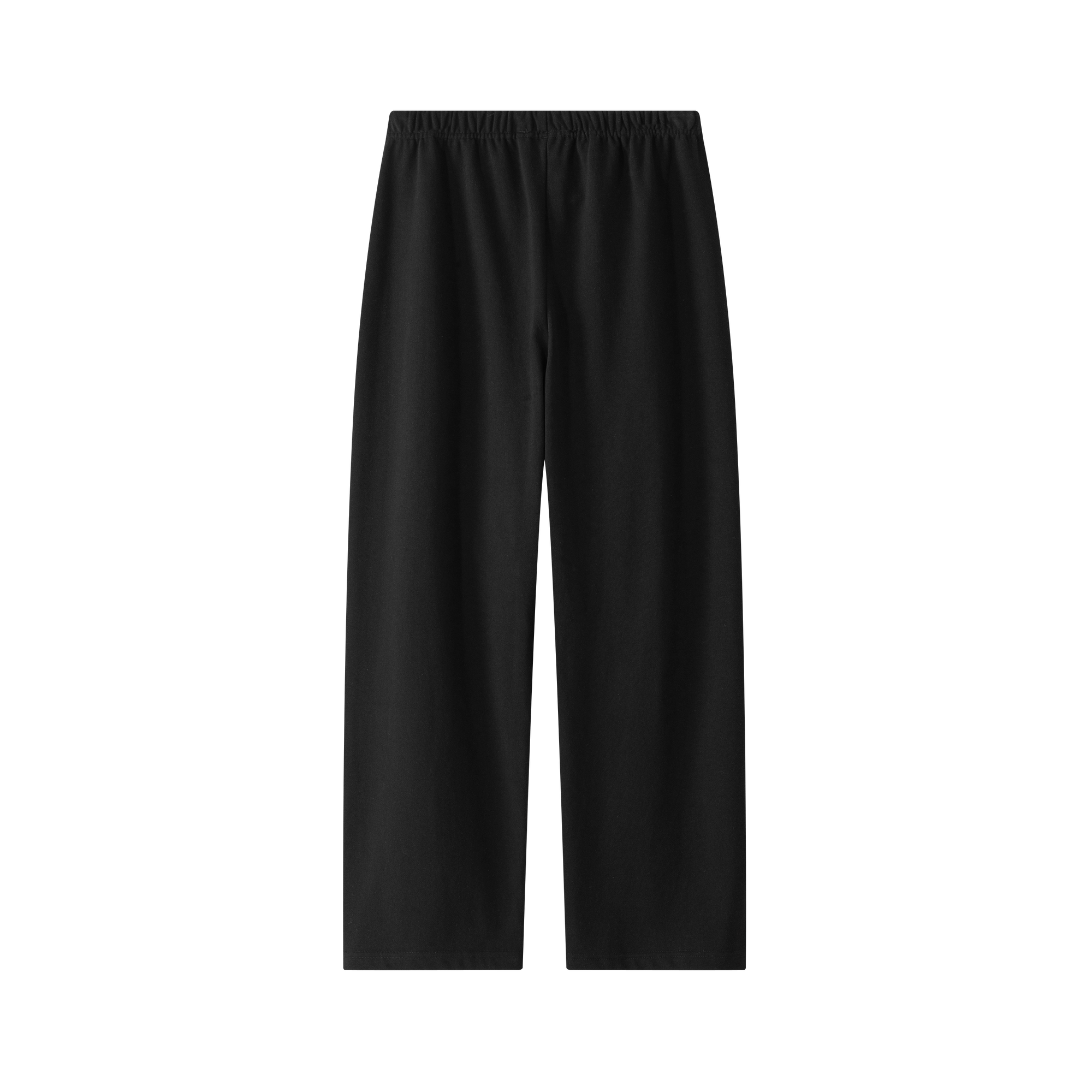 Black Heavyweight Drawstring Sweatpants